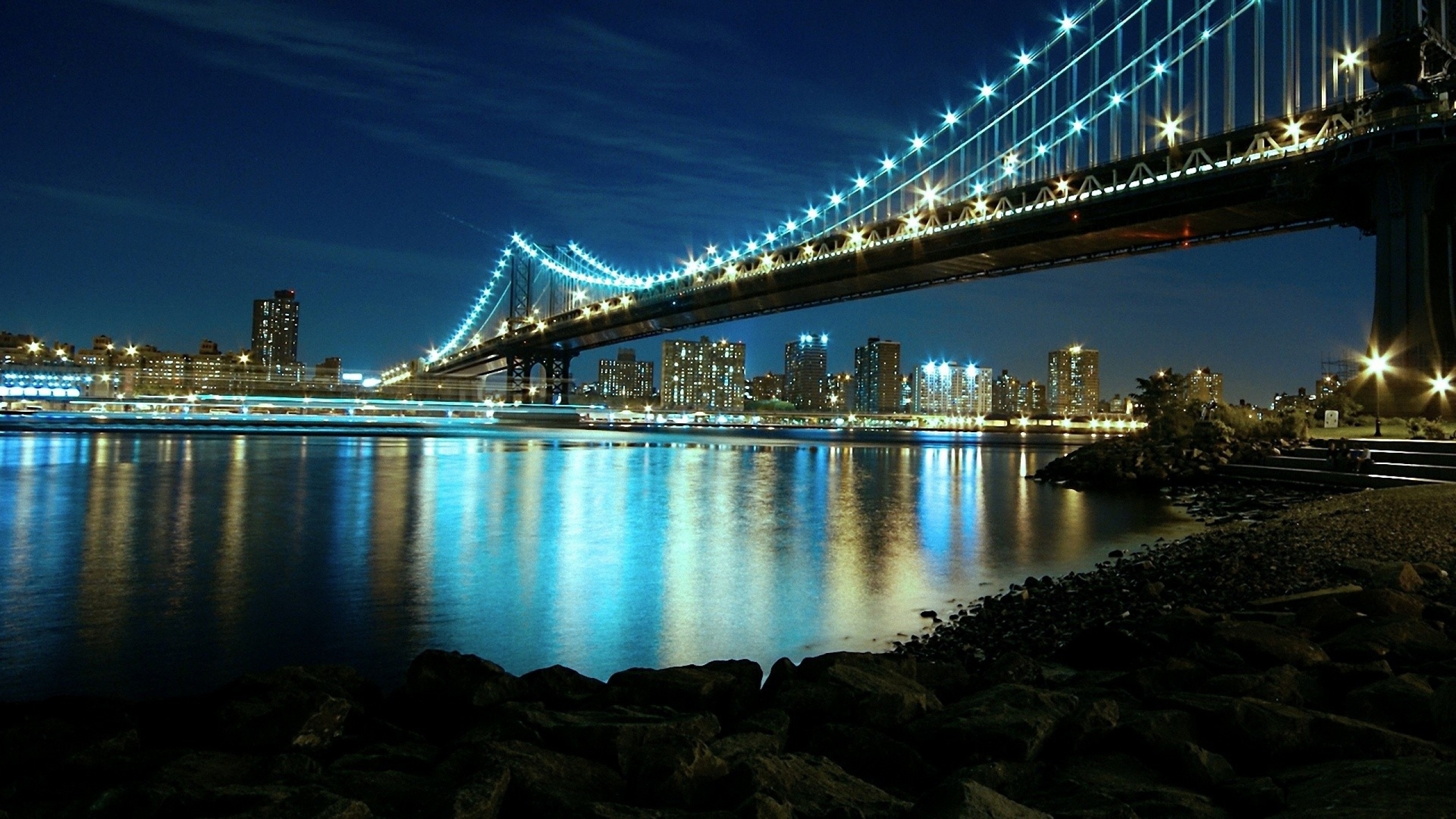 298552 завантажити шпалери створено людиною, манхеттенський міст, нью йорк, мости - заставки і картинки безкоштовно