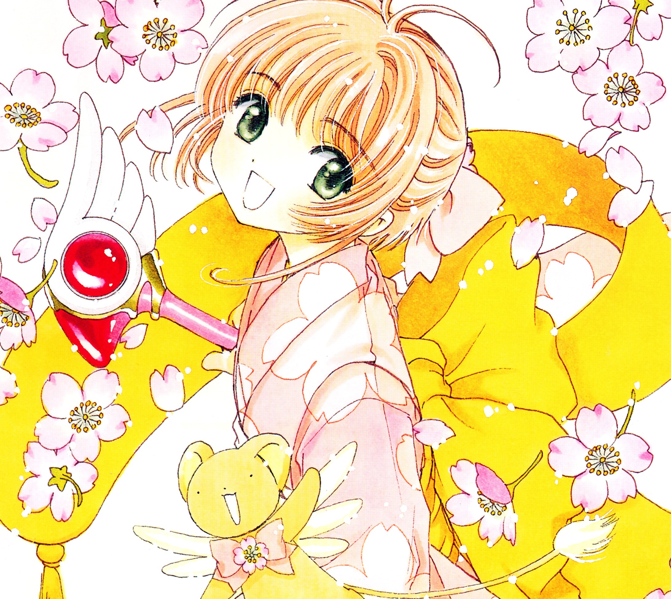 Free download wallpaper Anime, Cardcaptor Sakura, Sakura Kinomoto, Keroberos (Card Captor Sakura) on your PC desktop