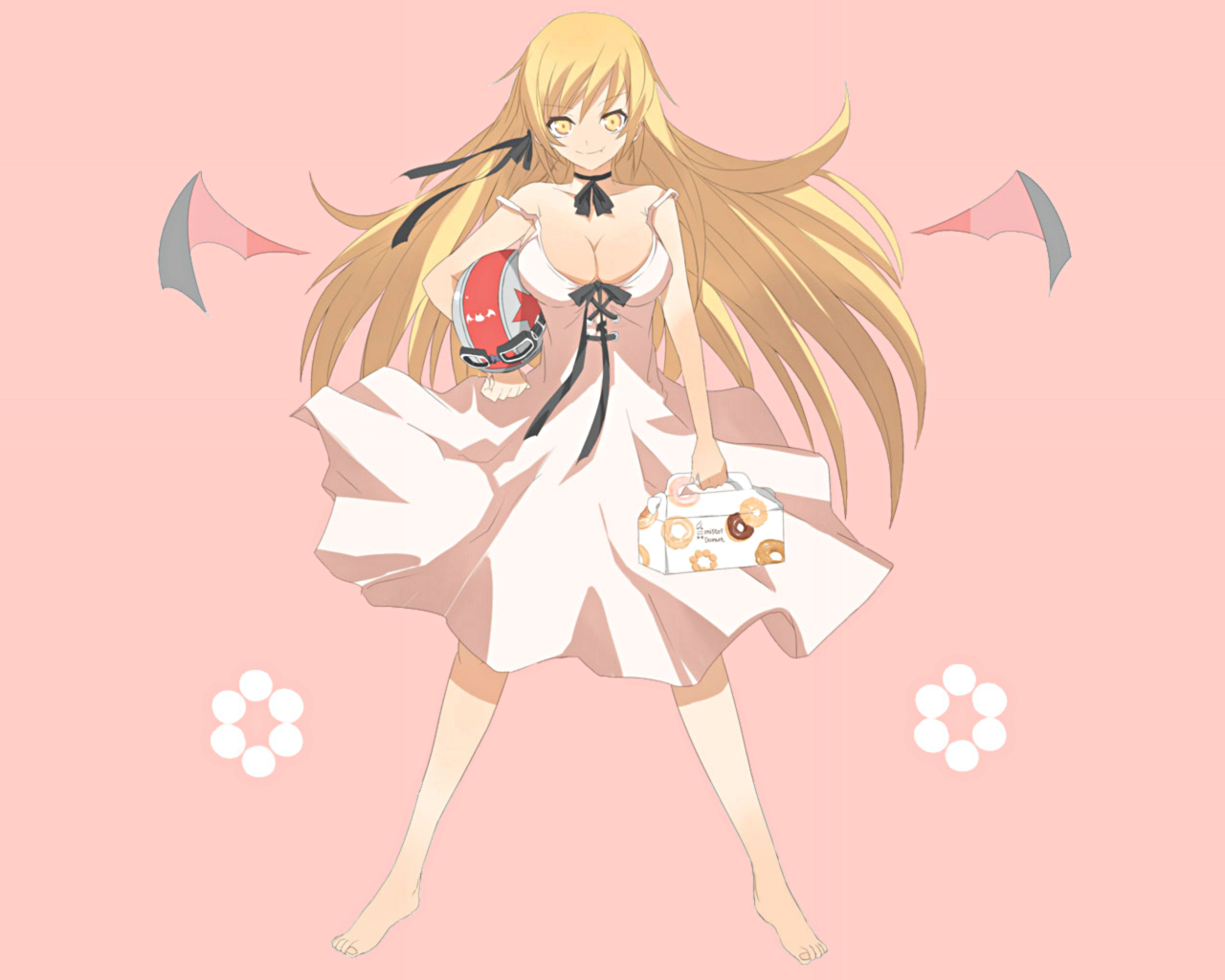 Handy-Wallpaper Animes, Monogatari (Serie), Shinobu Oshino kostenlos herunterladen.