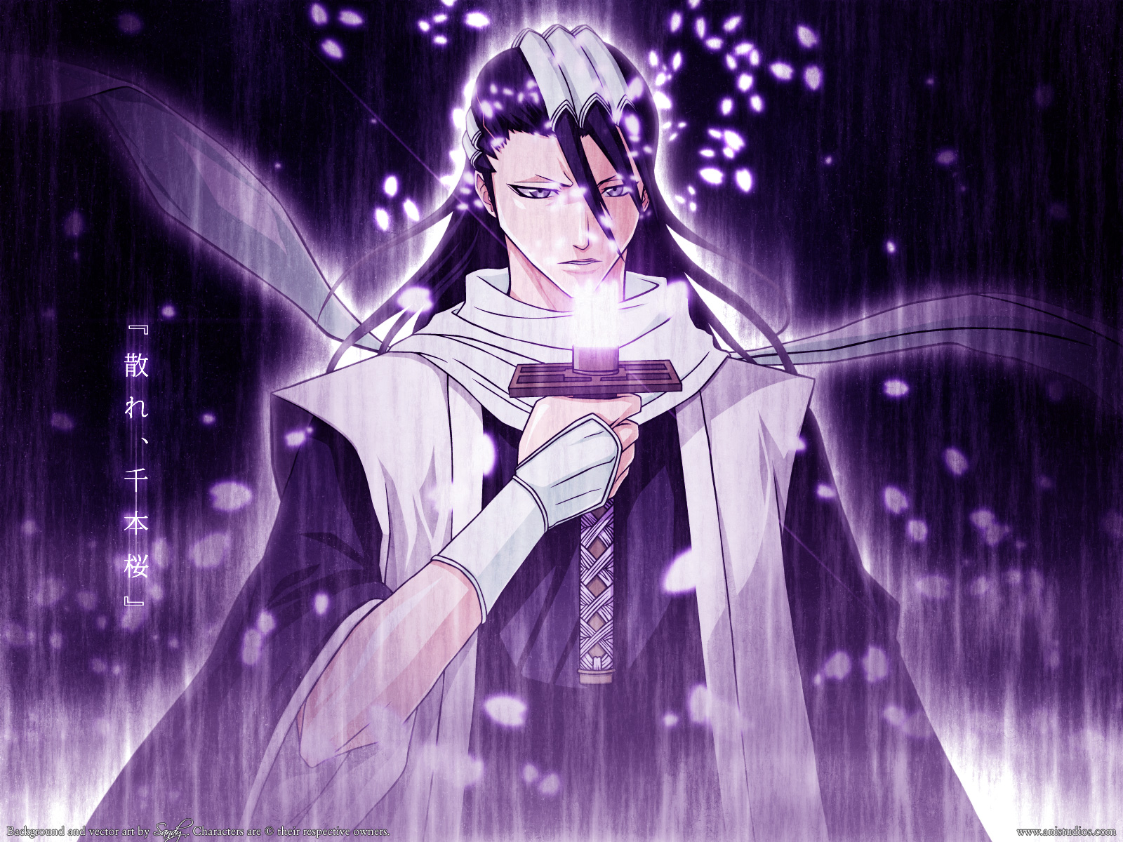 Download mobile wallpaper Byakuya Kuchiki, Bleach, Anime for free.