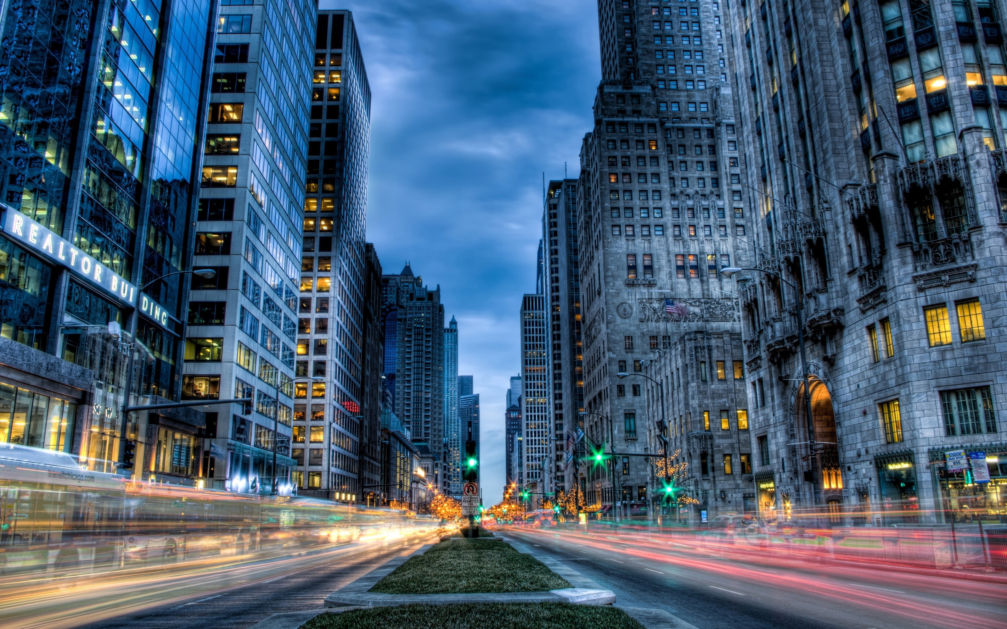 Download mobile wallpaper Hdr, Chicago, Time Lapse, Cities, Man Made for free.