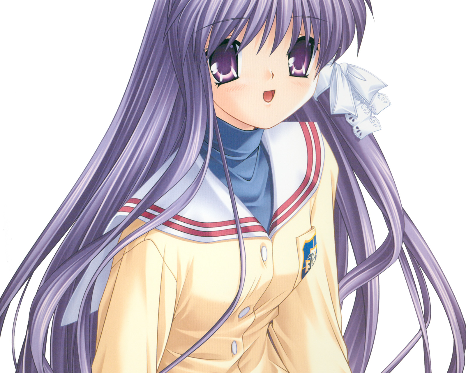 Handy-Wallpaper Clannad, Kyou Fujibayashi, Animes kostenlos herunterladen.