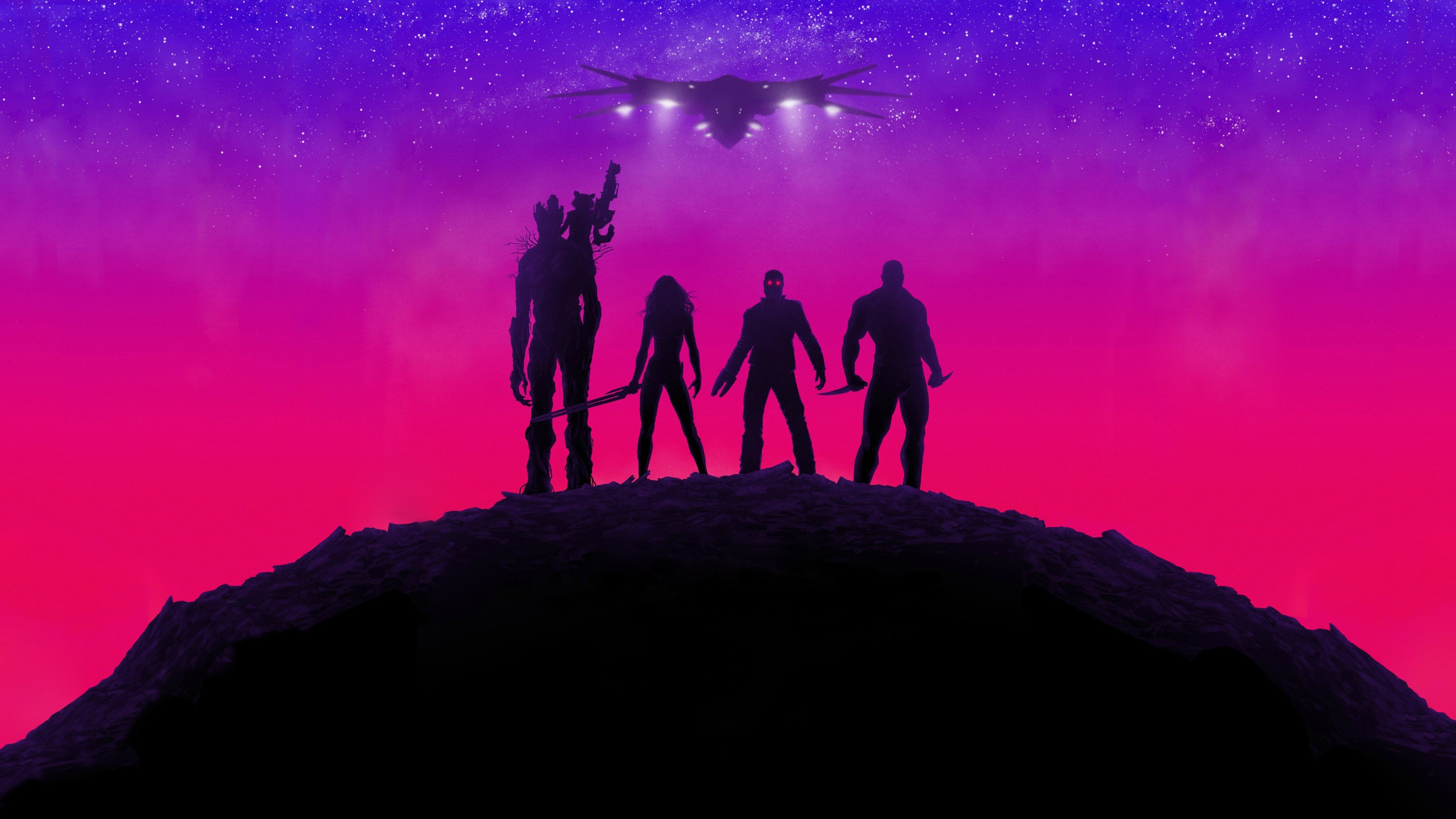 Handy-Wallpaper Neon, Filme, Guardians Of The Galaxy kostenlos herunterladen.