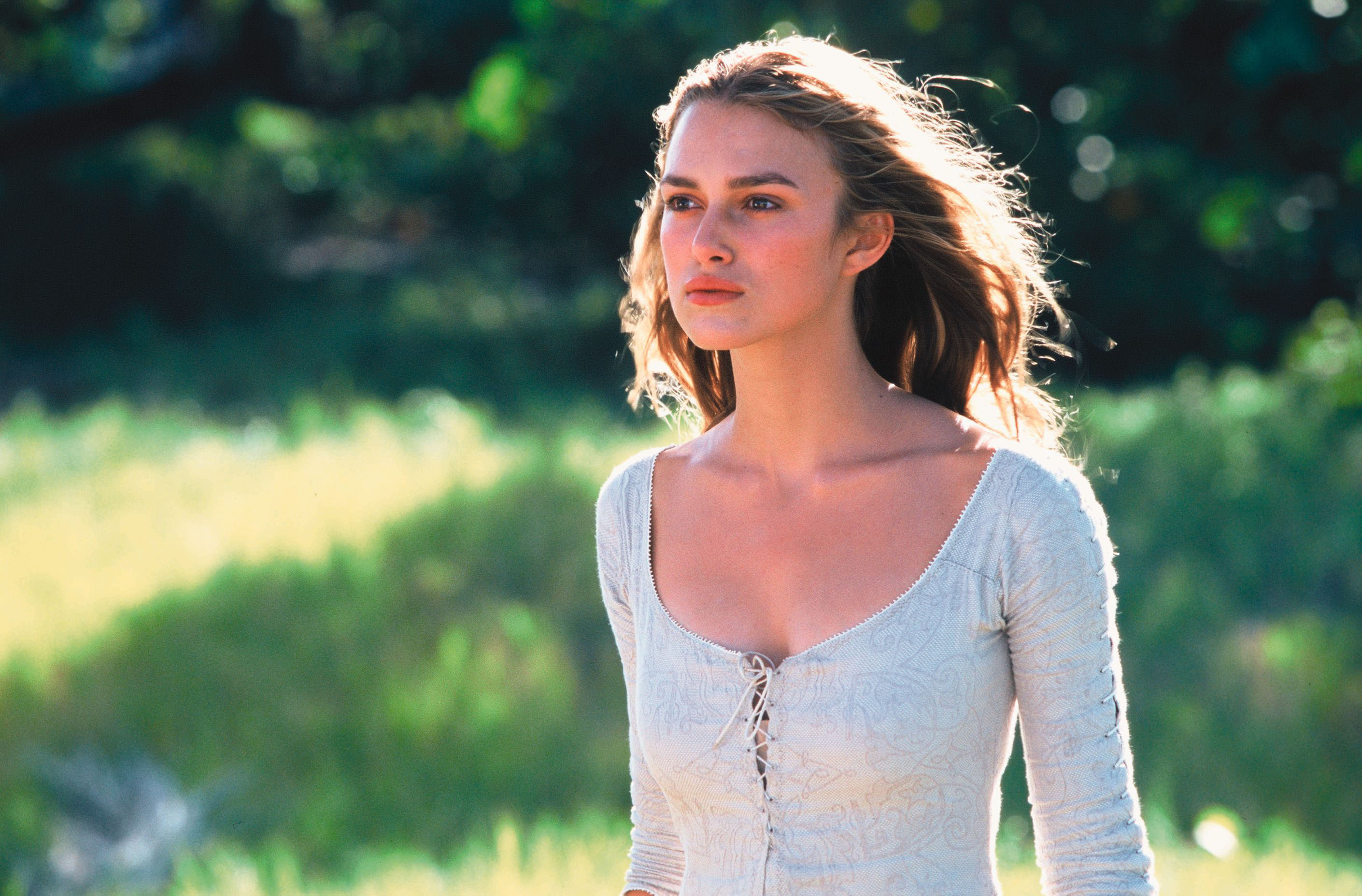 keira knightley, elizabeth swann, movie, pirates of the caribbean: the curse of the black pearl, pirates of the caribbean