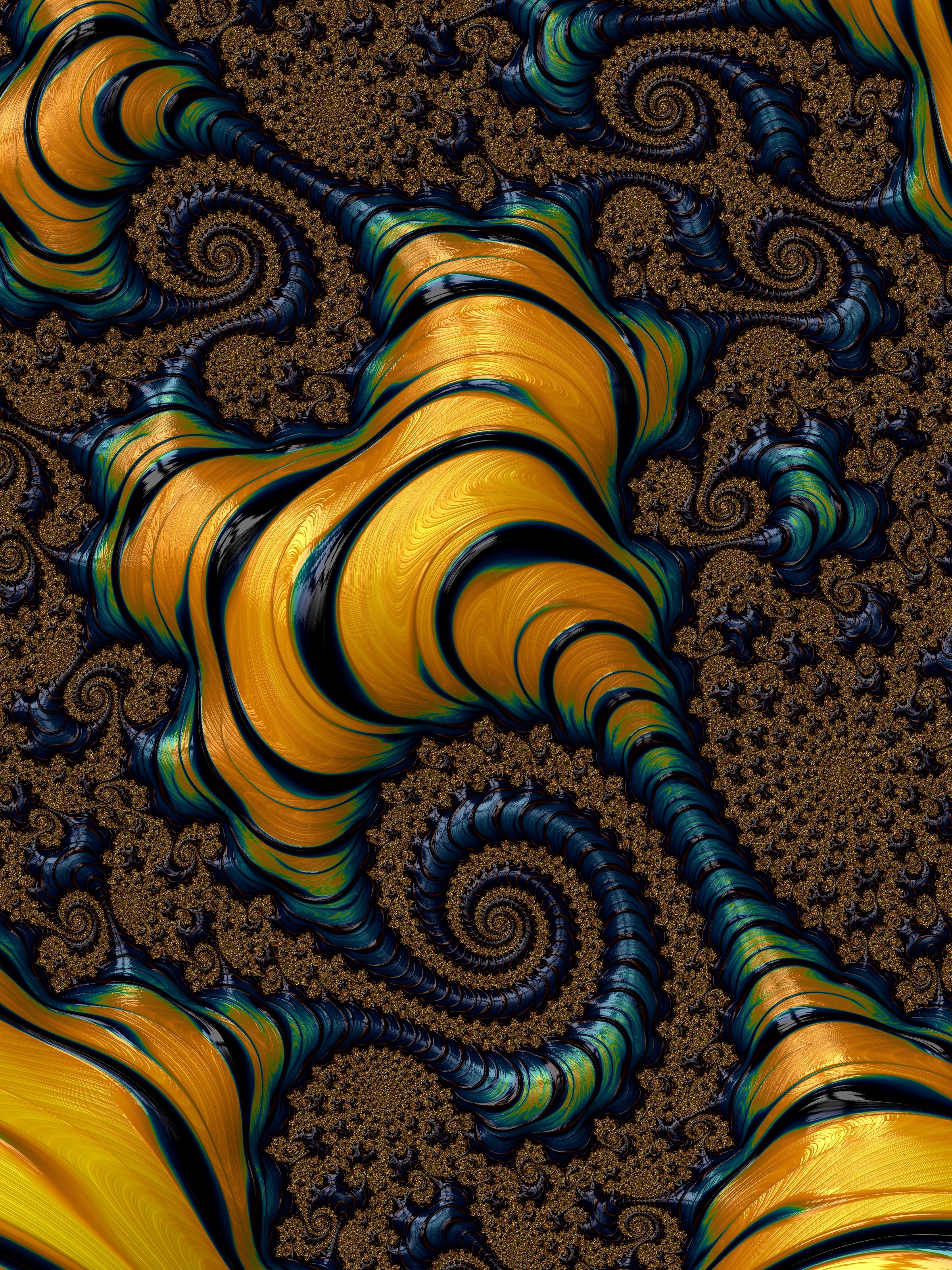 abstract, pattern, fractal, rotation, twisting, twist