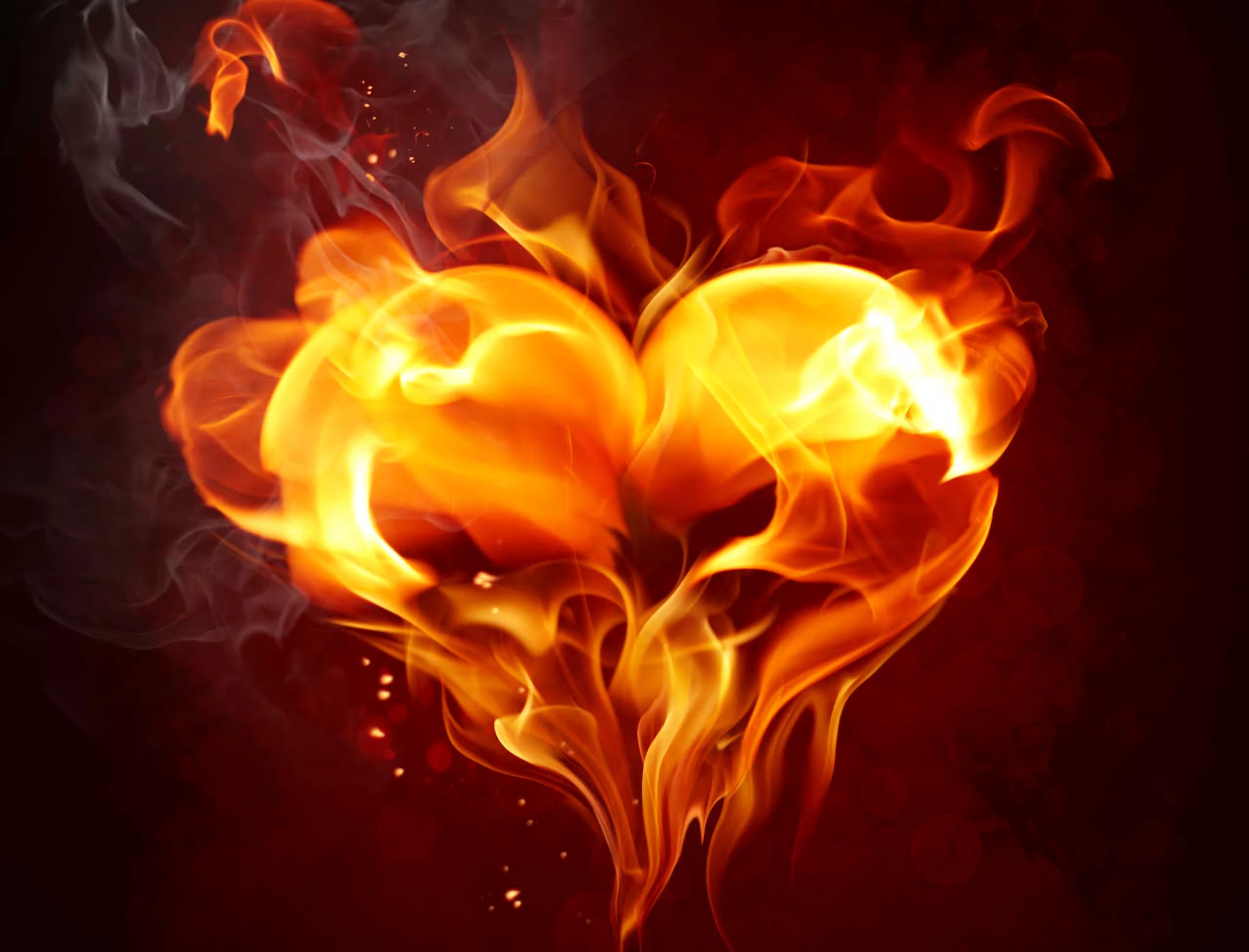 Laden Sie das Feuer, Flamme, Herz, Künstlerisch-Bild kostenlos auf Ihren PC-Desktop herunter