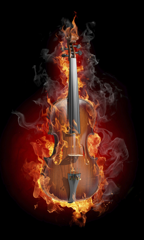 Download mobile wallpaper Music, Violin for free.