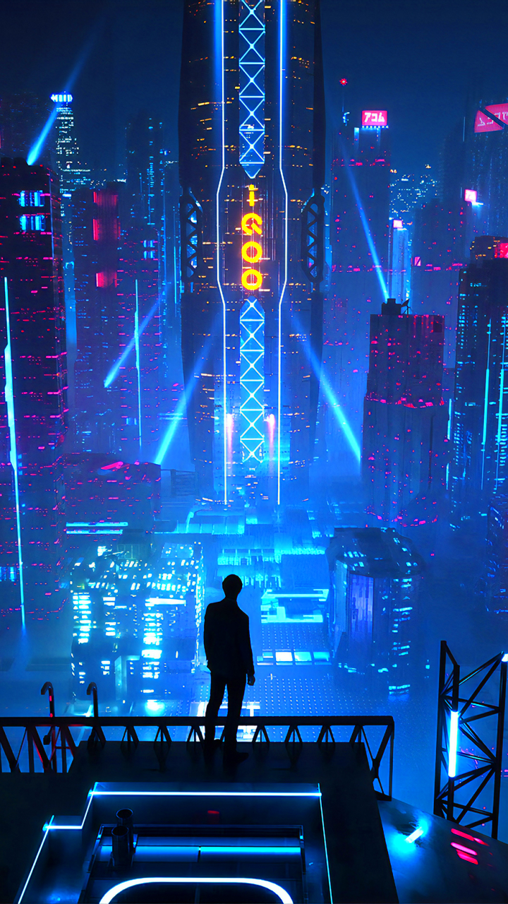 Download mobile wallpaper City, Sci Fi for free.