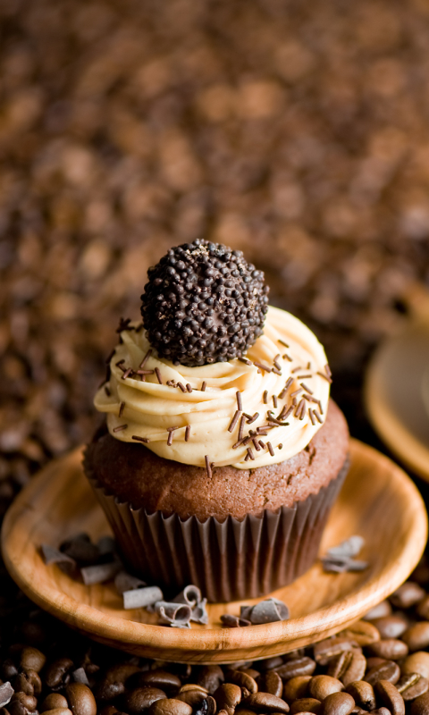 Download mobile wallpaper Food, Coffee, Cupcake for free.