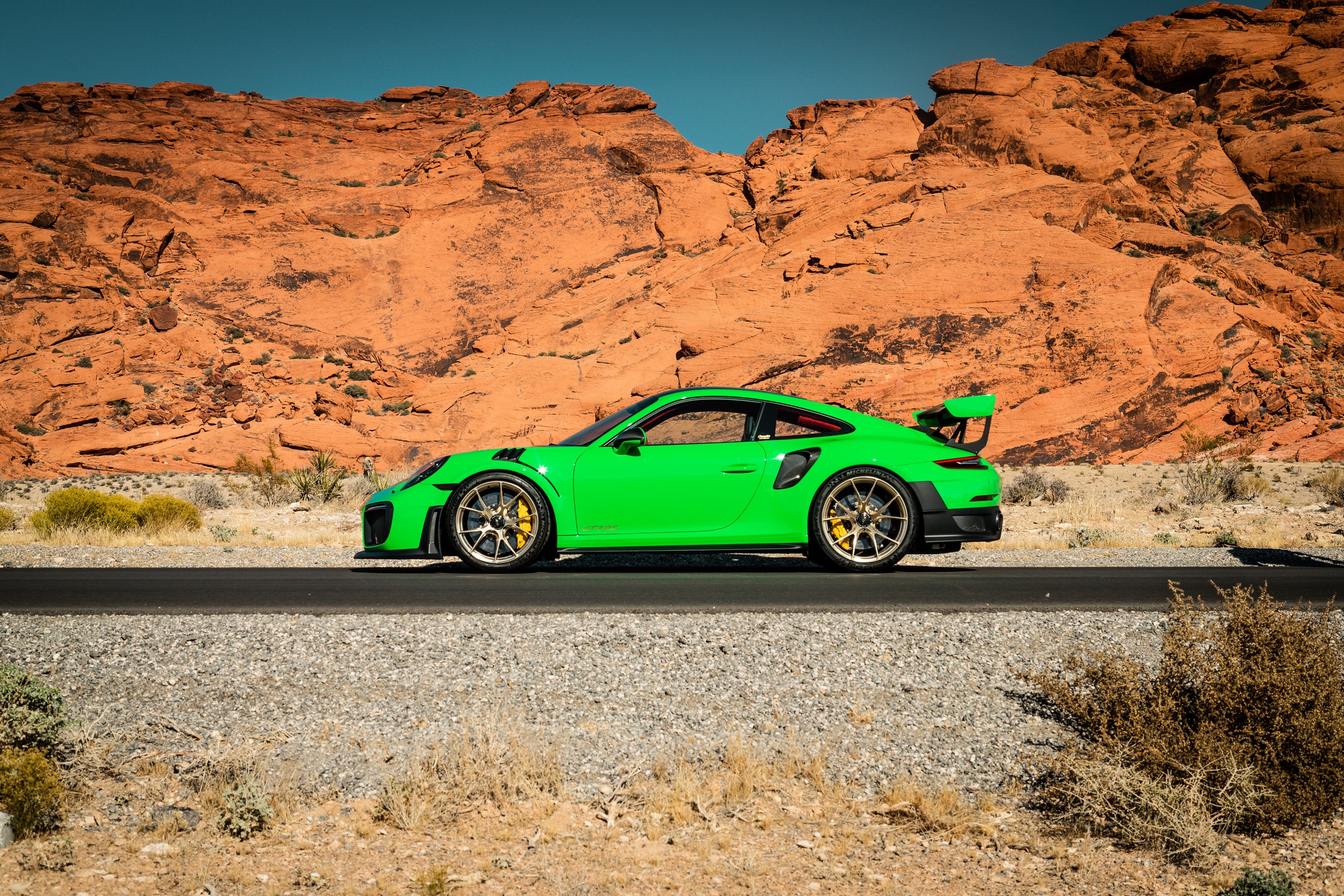 Laden Sie das Porsche, Porsche 911, Autos, Porsche 911 Gt3, Fahrzeuge, Grünes Auto-Bild kostenlos auf Ihren PC-Desktop herunter