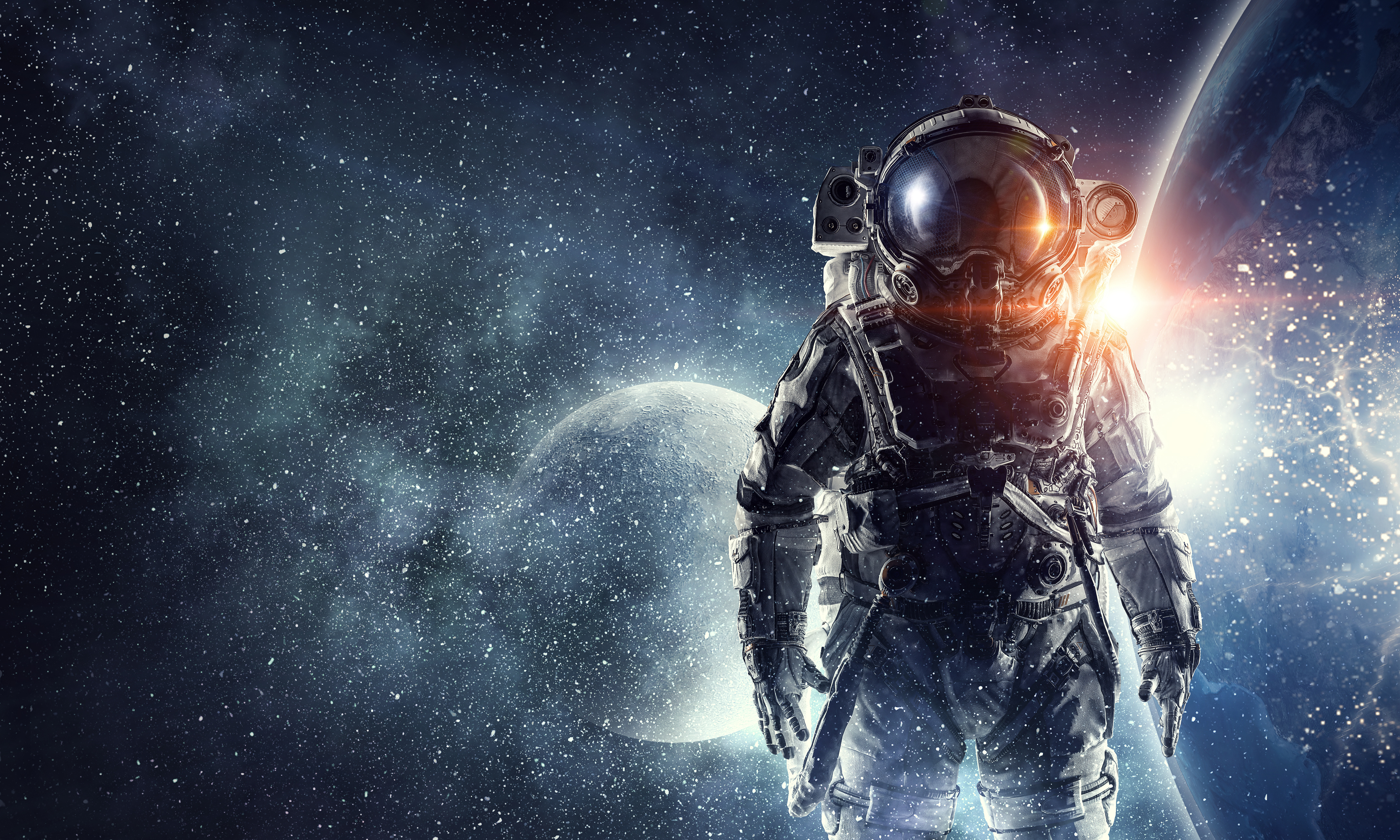 Téléchargez gratuitement l'image Science Fiction, Astronaute sur le bureau de votre PC