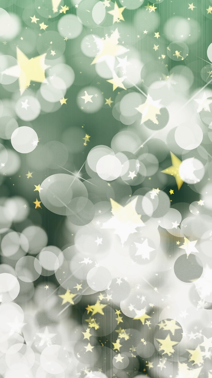 Download mobile wallpaper Stars, Bokeh, Artistic, Ligths for free.