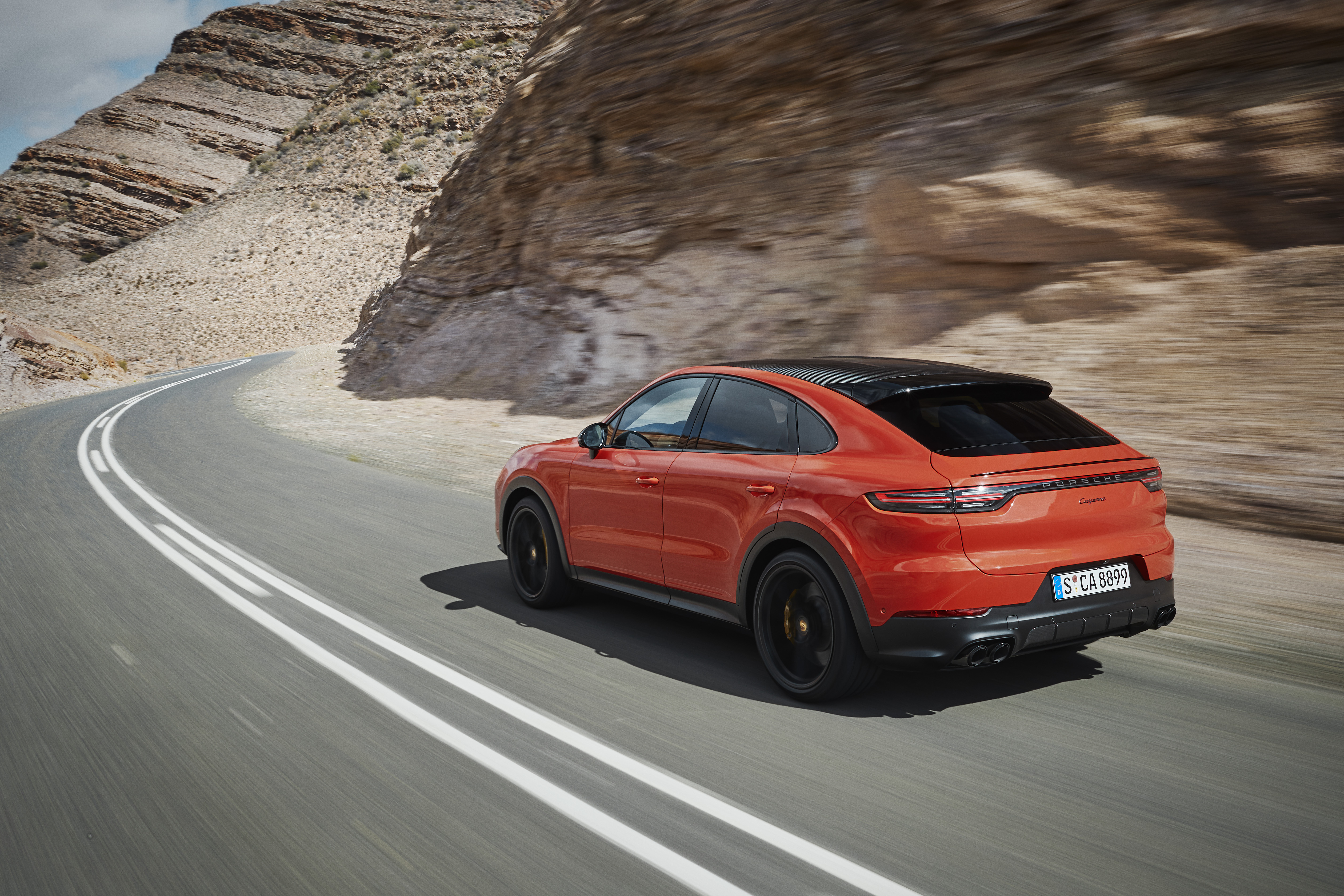 Download mobile wallpaper Porsche, Car, Suv, Porsche Cayenne, Vehicles, Orange Car for free.