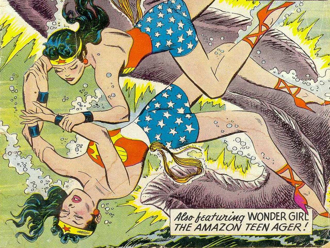 Handy-Wallpaper Comics, Wonderwoman kostenlos herunterladen.