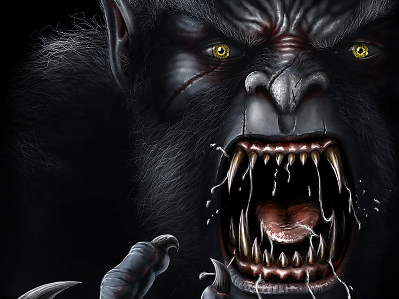 Free download wallpaper Dark, Creature on your PC desktop