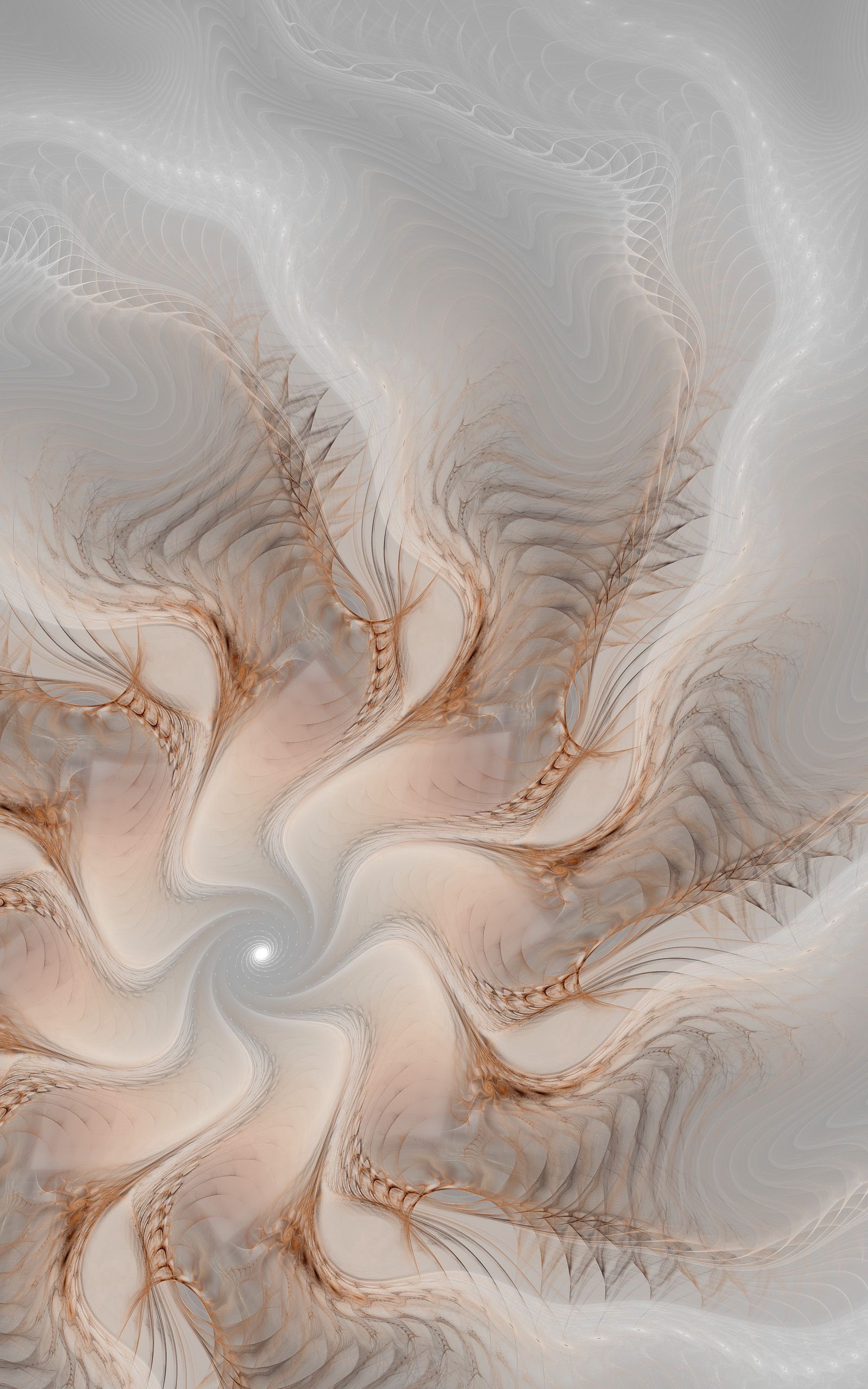 abstract, patterns, fractal, rotation, swirling, involute Full HD