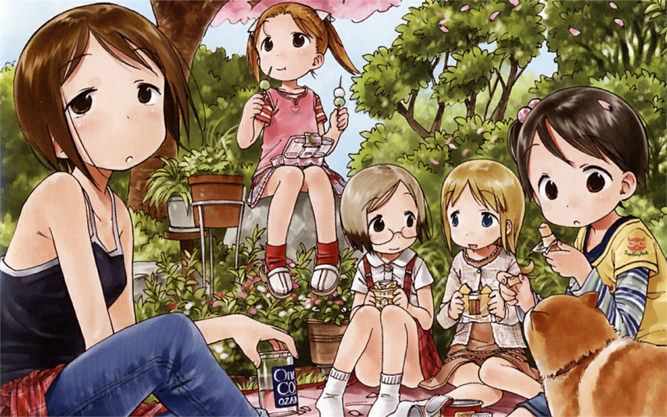 724391 Hintergrundbild herunterladen animes, erdbeeren & marshmallows - Bildschirmschoner und Bilder kostenlos