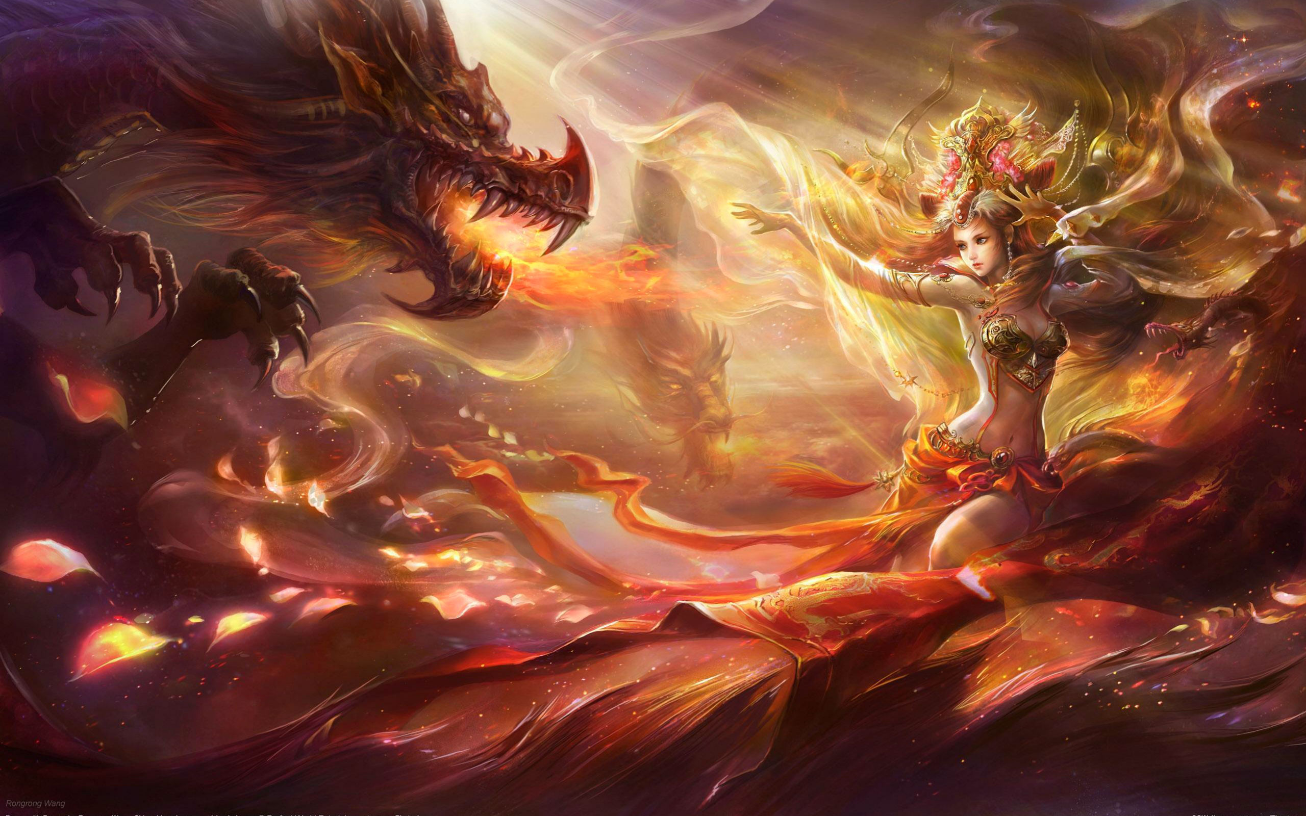 Free download wallpaper Fantasy, Dragon on your PC desktop