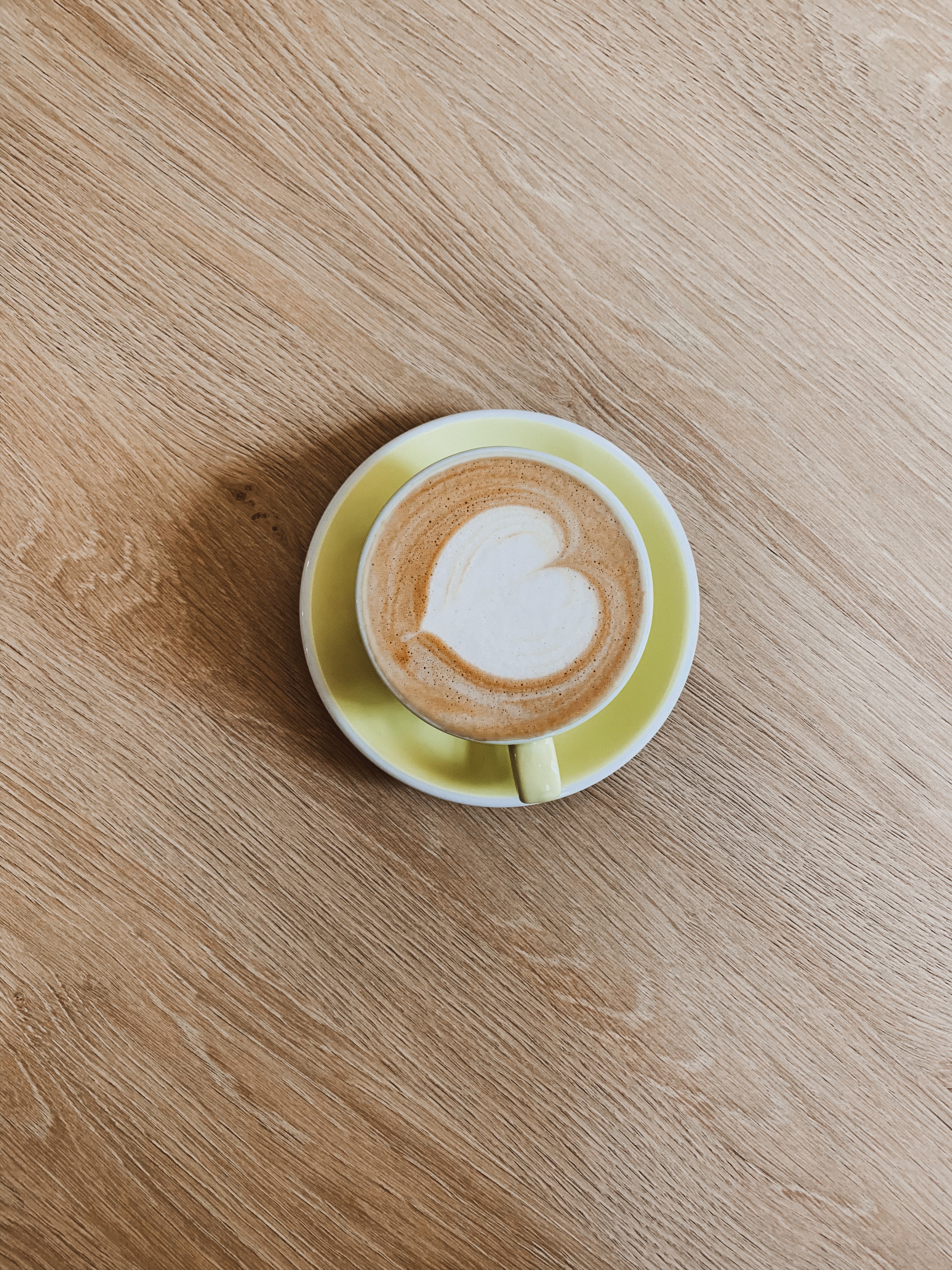 pattern, food, wood, wooden, cup, cappuccino, drink, beverage