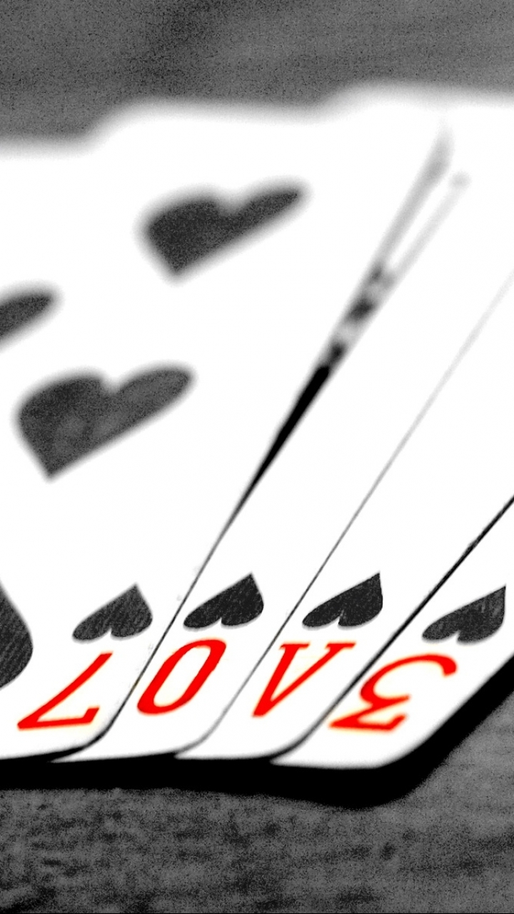 Download mobile wallpaper Love, Game, Card for free.