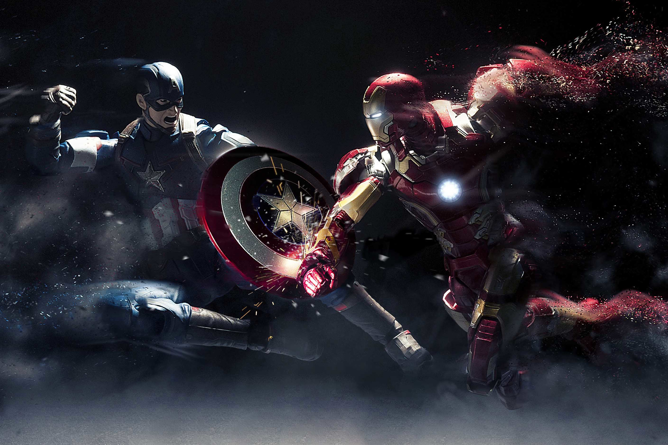 Laden Sie das Captain America, Filme, Ironman, Kapitän Amerika, The First Avenger: Civil War-Bild kostenlos auf Ihren PC-Desktop herunter