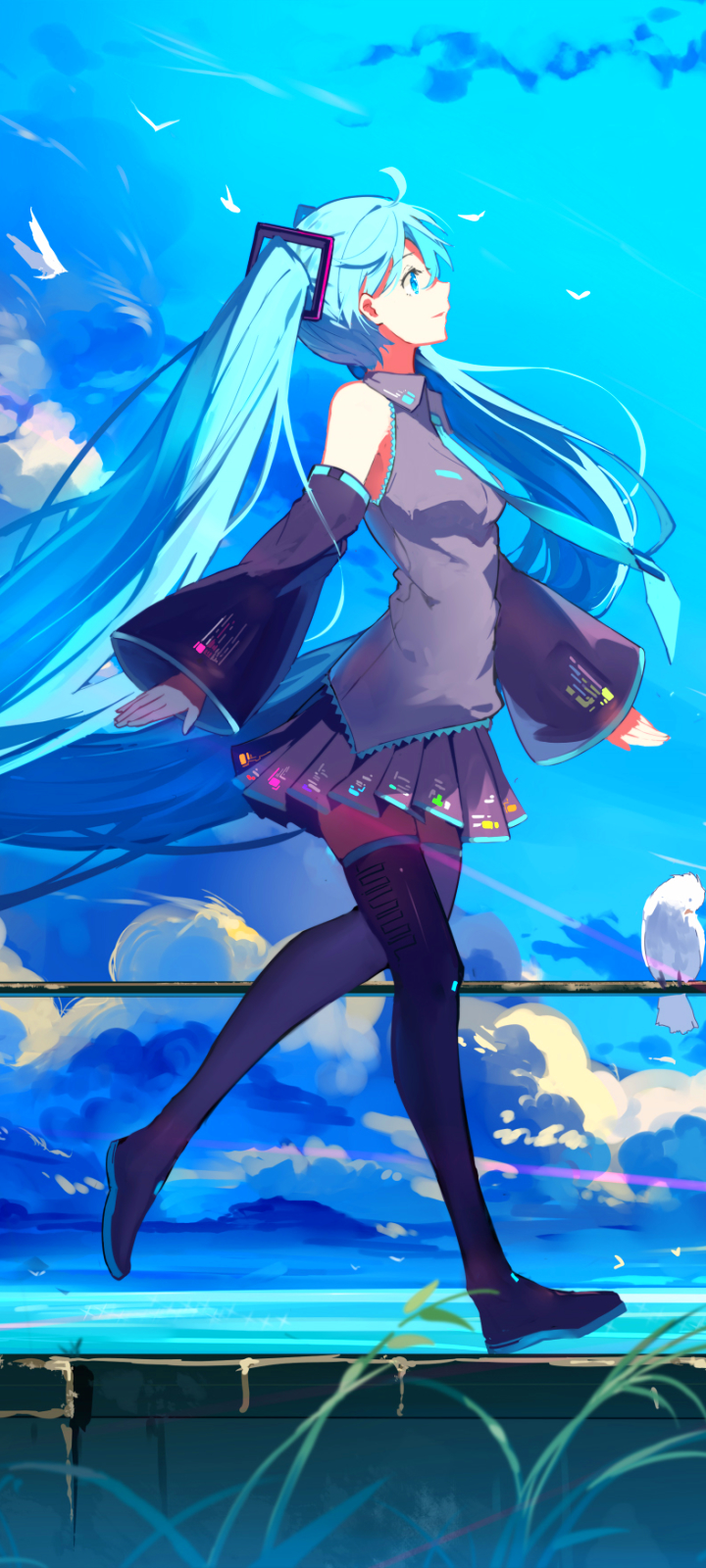 Handy-Wallpaper Vocaloid, Hatsune Miku, Animes kostenlos herunterladen.