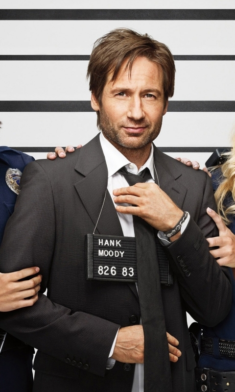 Download mobile wallpaper Californication, David Duchovny, Blonde, Police, Tv Show, Long Hair, Hank Moody for free.