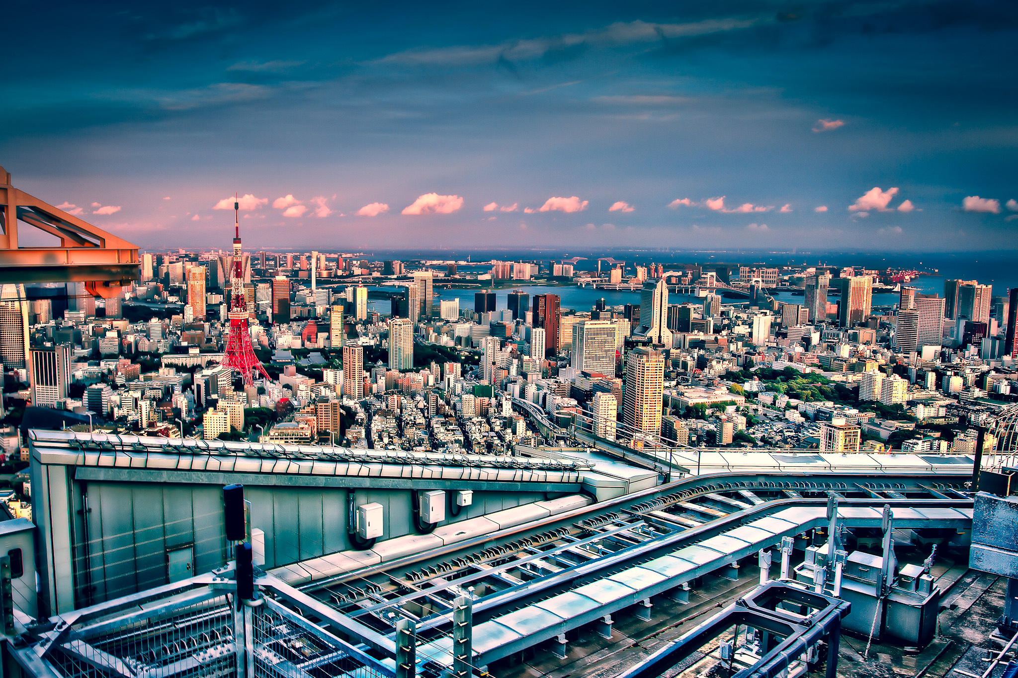 japan, tokyo, man made, tokyo tower, cities