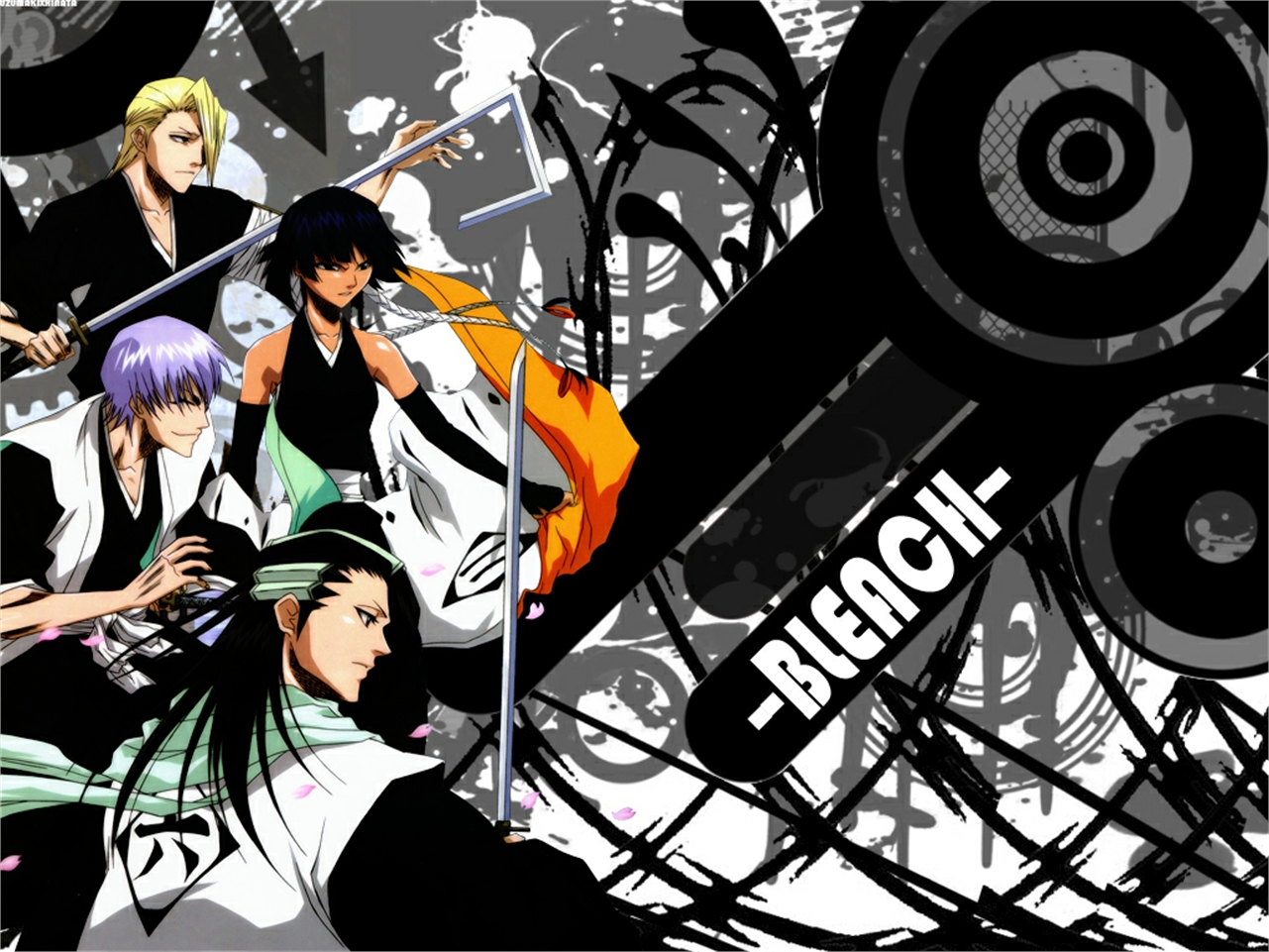 Descarga gratuita de fondo de pantalla para móvil de Animado, Bleach: Burîchi, Byakuya Kuchiki, Soifon (Lejía), Ginebra Ichimaru, Izuru Kira.