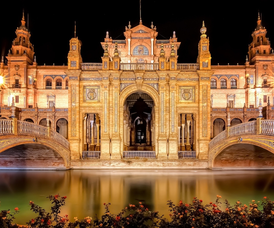 Download mobile wallpaper Monuments, Spain, Seville, Man Made, Plaza De España for free.