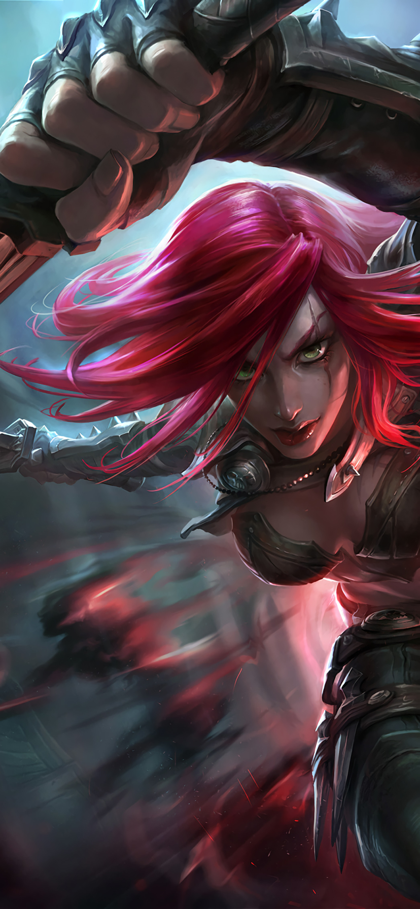 Download mobile wallpaper League Of Legends, Video Game, Red Hair, Katarina (League Of Legends) for free.