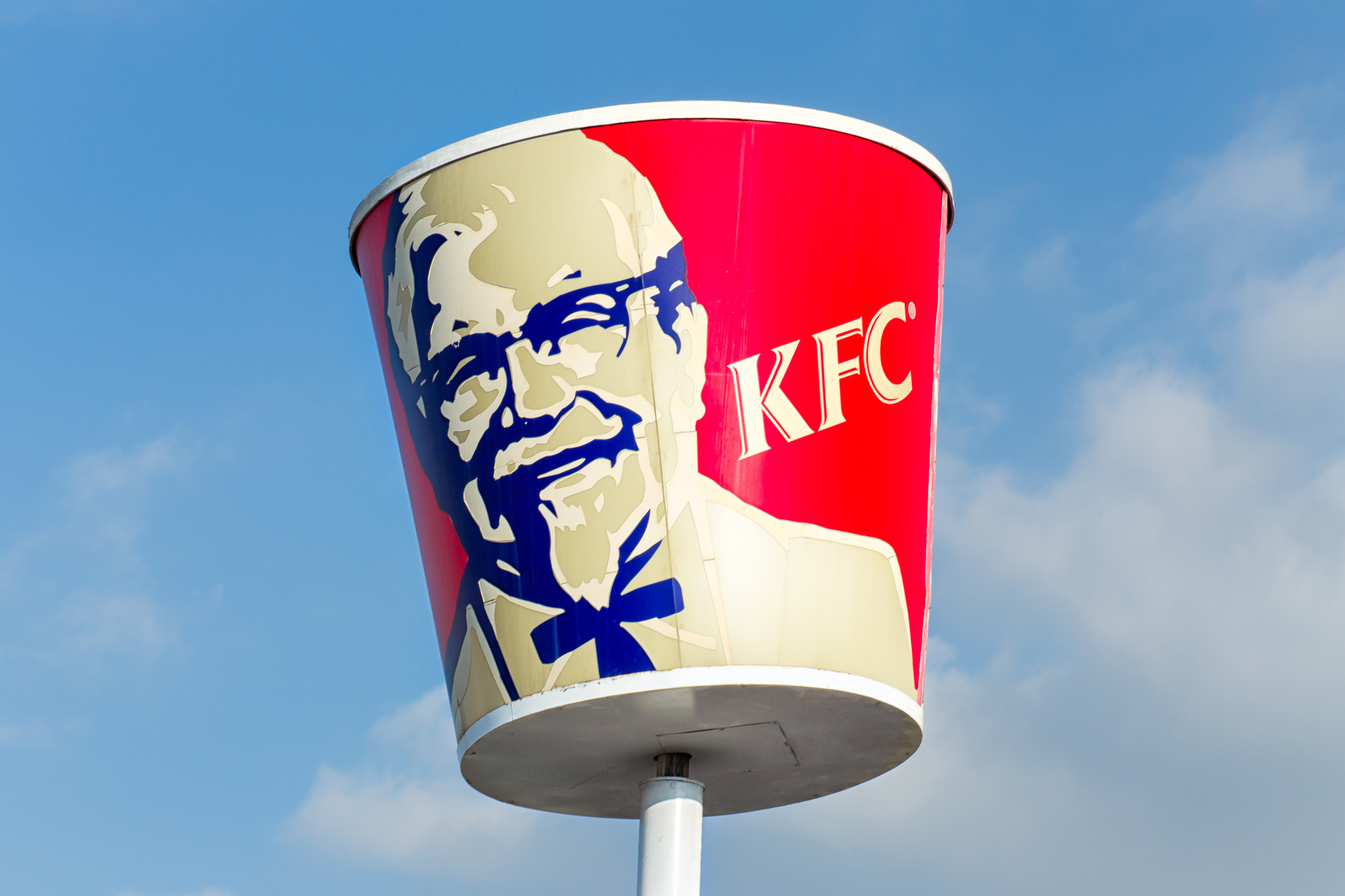 products, kfc, sign