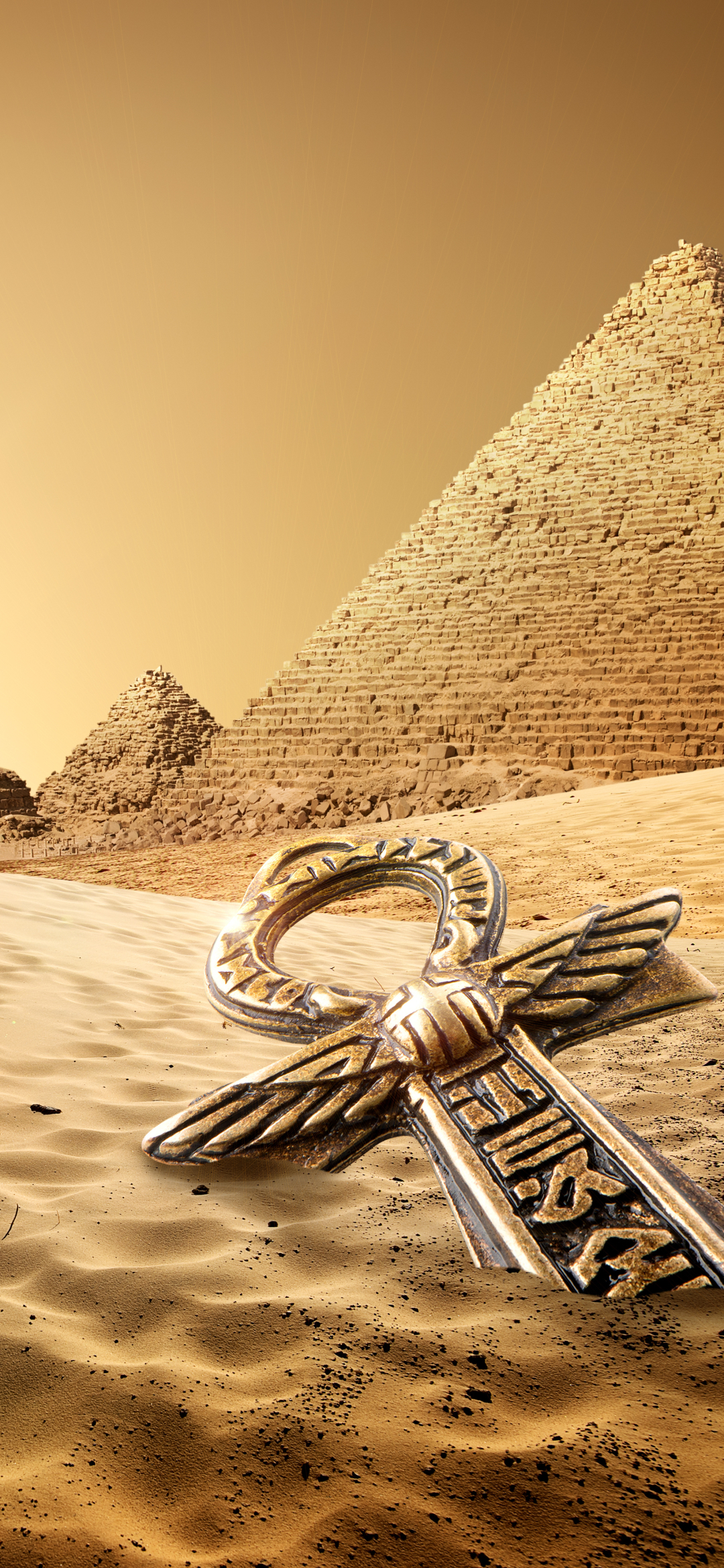Скачать картинку Пирамида, Сделано Человеком, Египетский в телефон бесплатно.