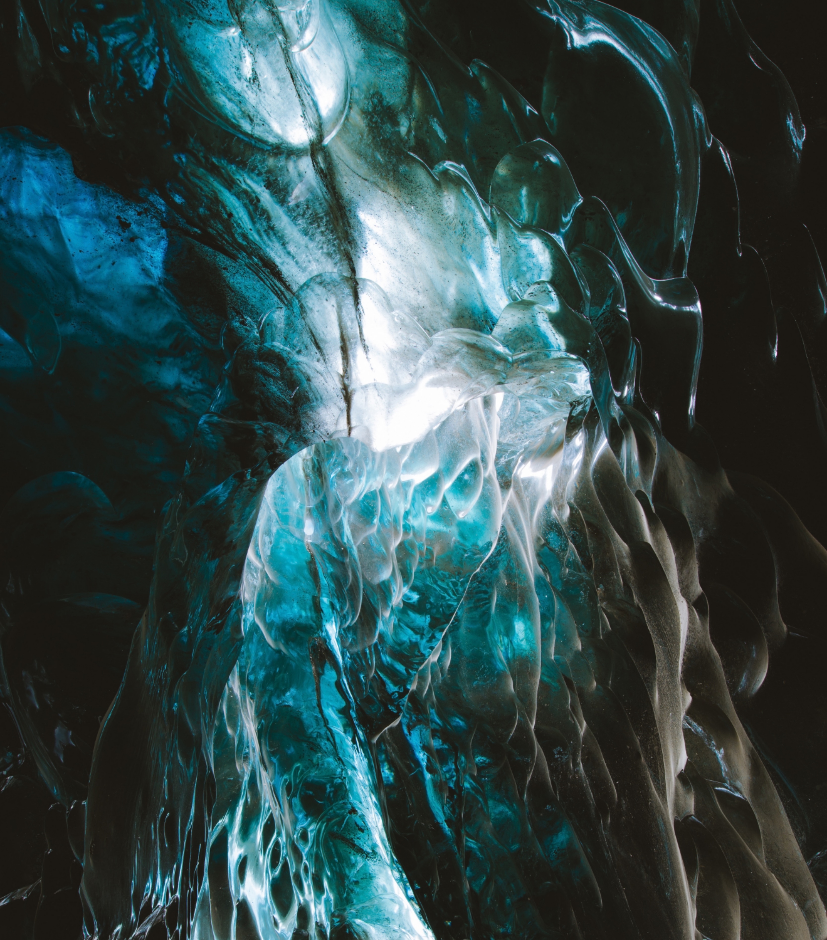 Download mobile wallpaper Ice, Glacier, Nature, Cave, Structure for free.