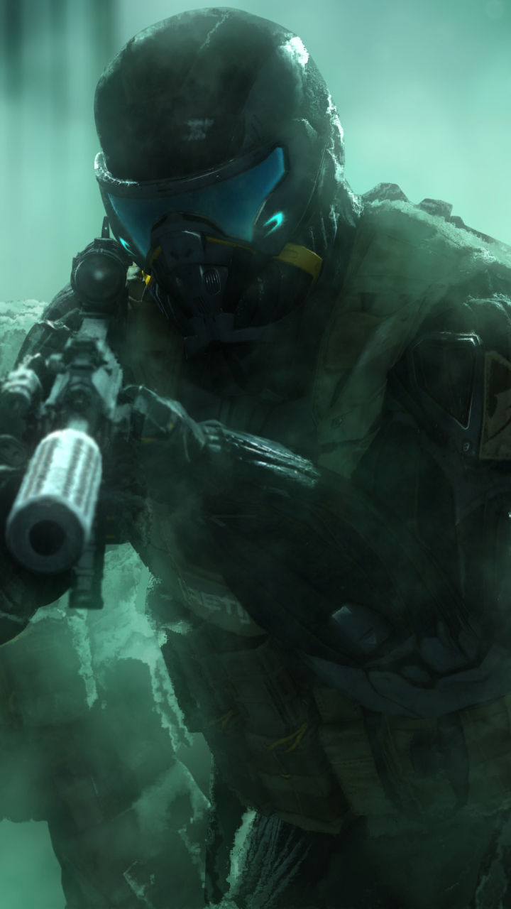 Download mobile wallpaper Weapon, Warrior, Sci Fi, Soldier, Futuristic for free.