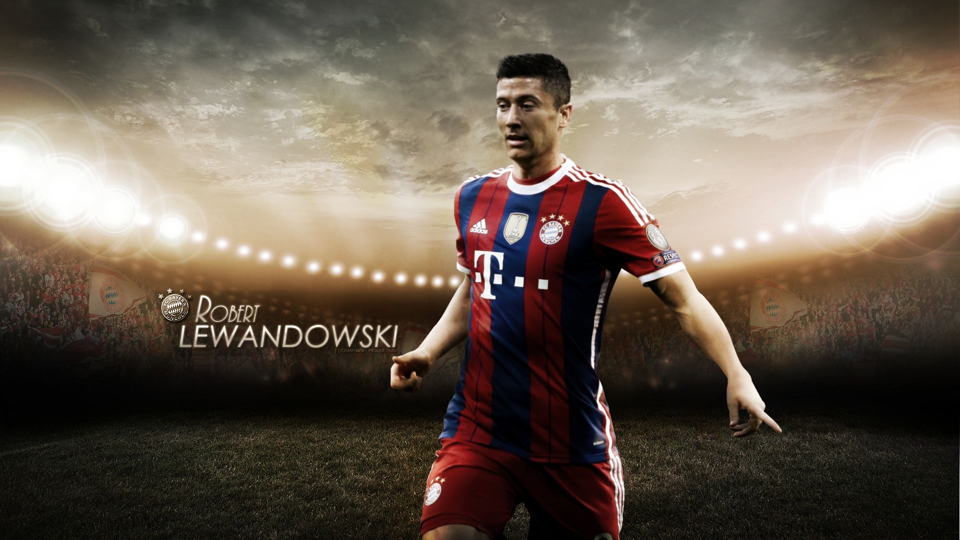 Free download wallpaper Sports, Soccer, Fc Bayern Munich, Robert Lewandowski on your PC desktop