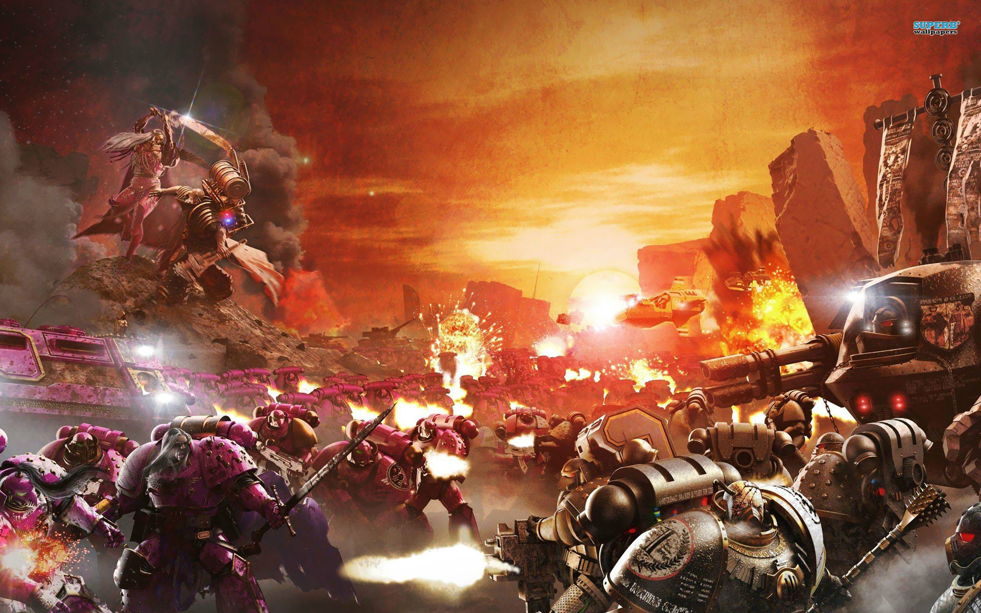 Завантажити шпалери Warhammer: Знак Хаосу на телефон безкоштовно
