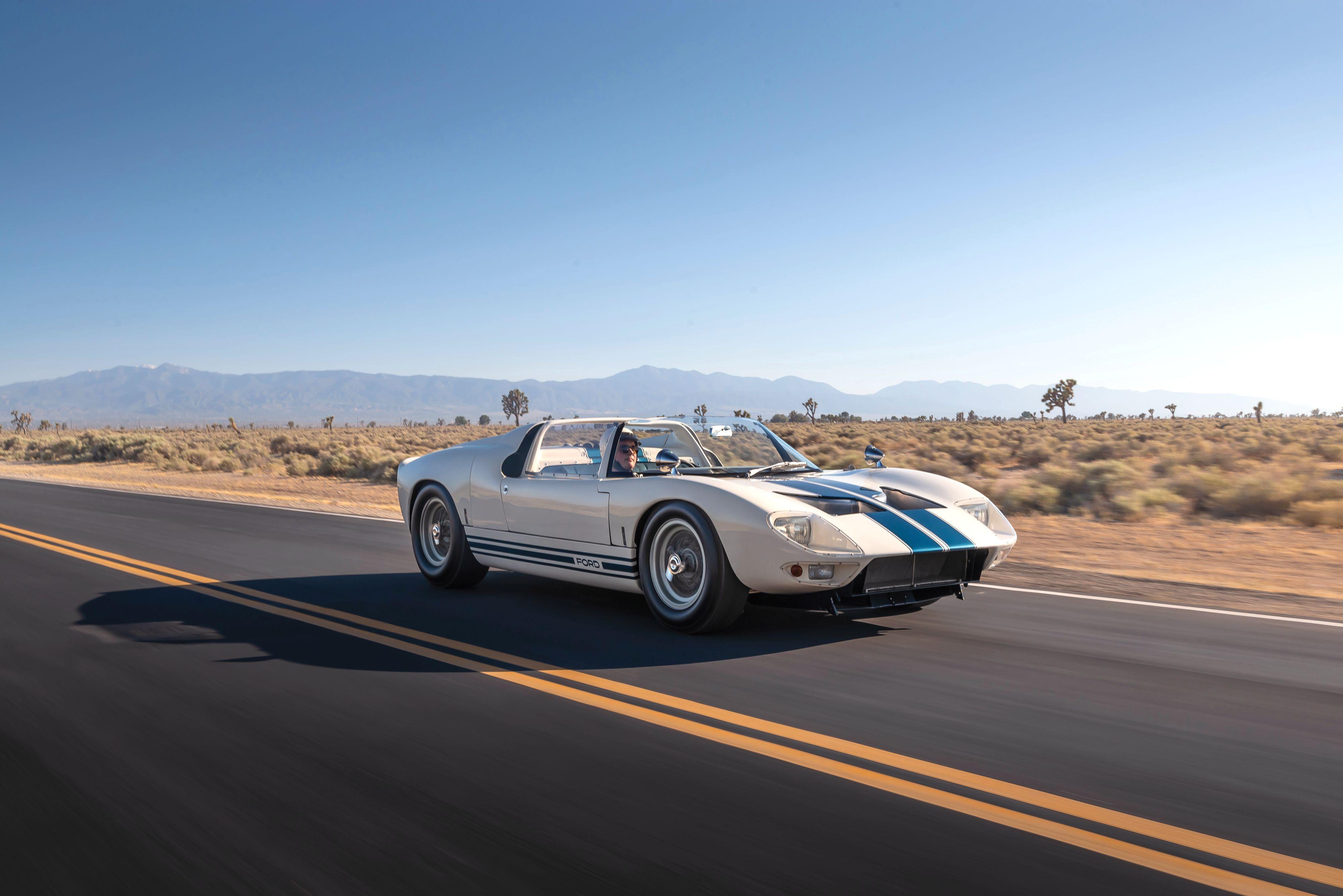 Download mobile wallpaper Ford, Car, Vehicles, Ford Gt40, White Car for free.