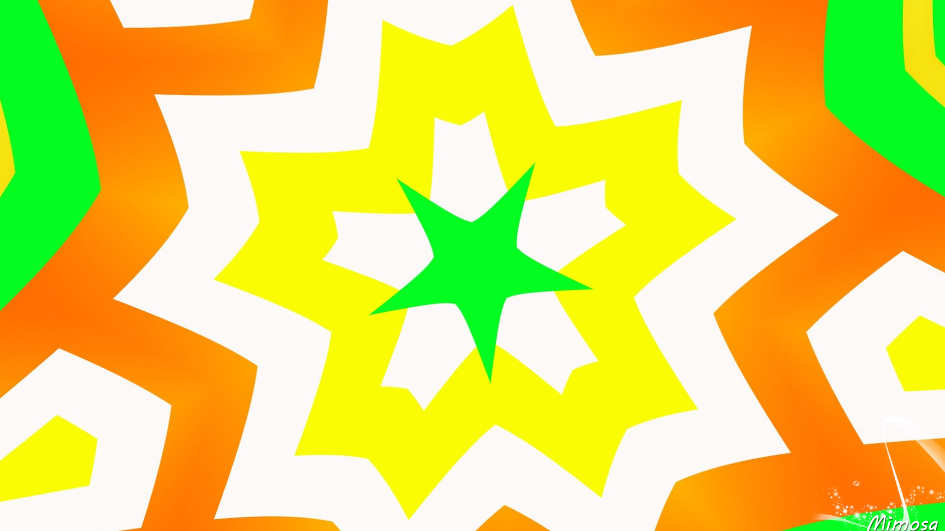 Free download wallpaper Abstract, Pattern, Colors, Colorful, Shapes, Kaleidoscope, Star, Geometry, Orange (Color) on your PC desktop