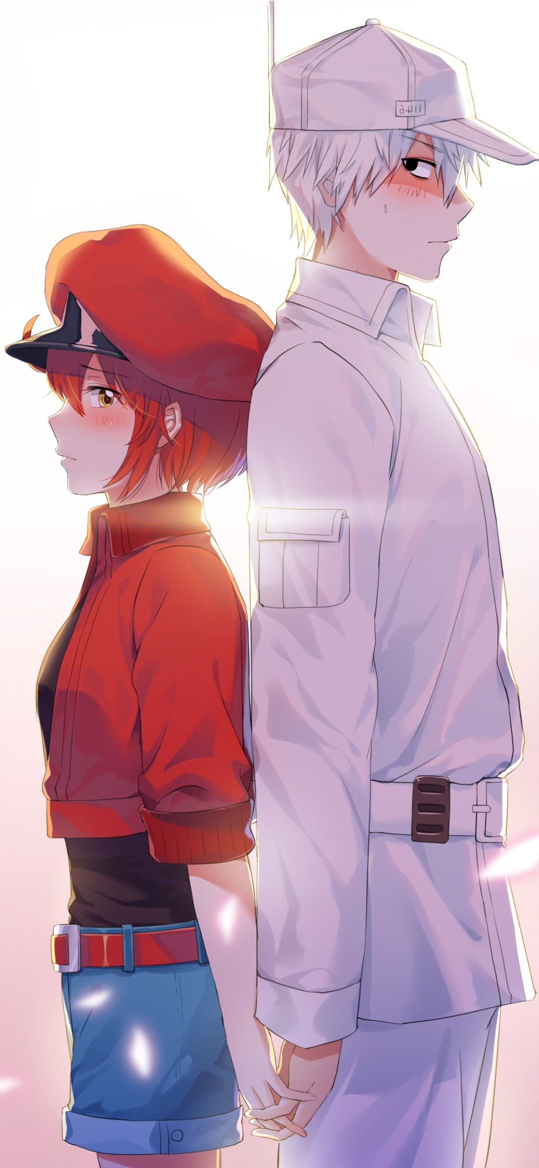 Download mobile wallpaper Anime, Love, Couple, Cells At Work! for free.