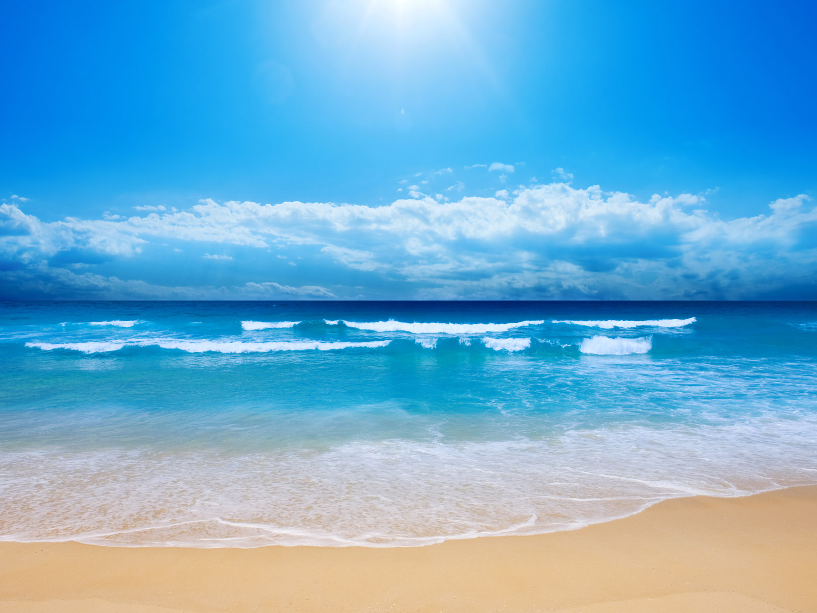 1437003 Hintergrundbild herunterladen meer, horizont, welle, sand, strand, erde/natur, wolke, himmel, ozean - Bildschirmschoner und Bilder kostenlos