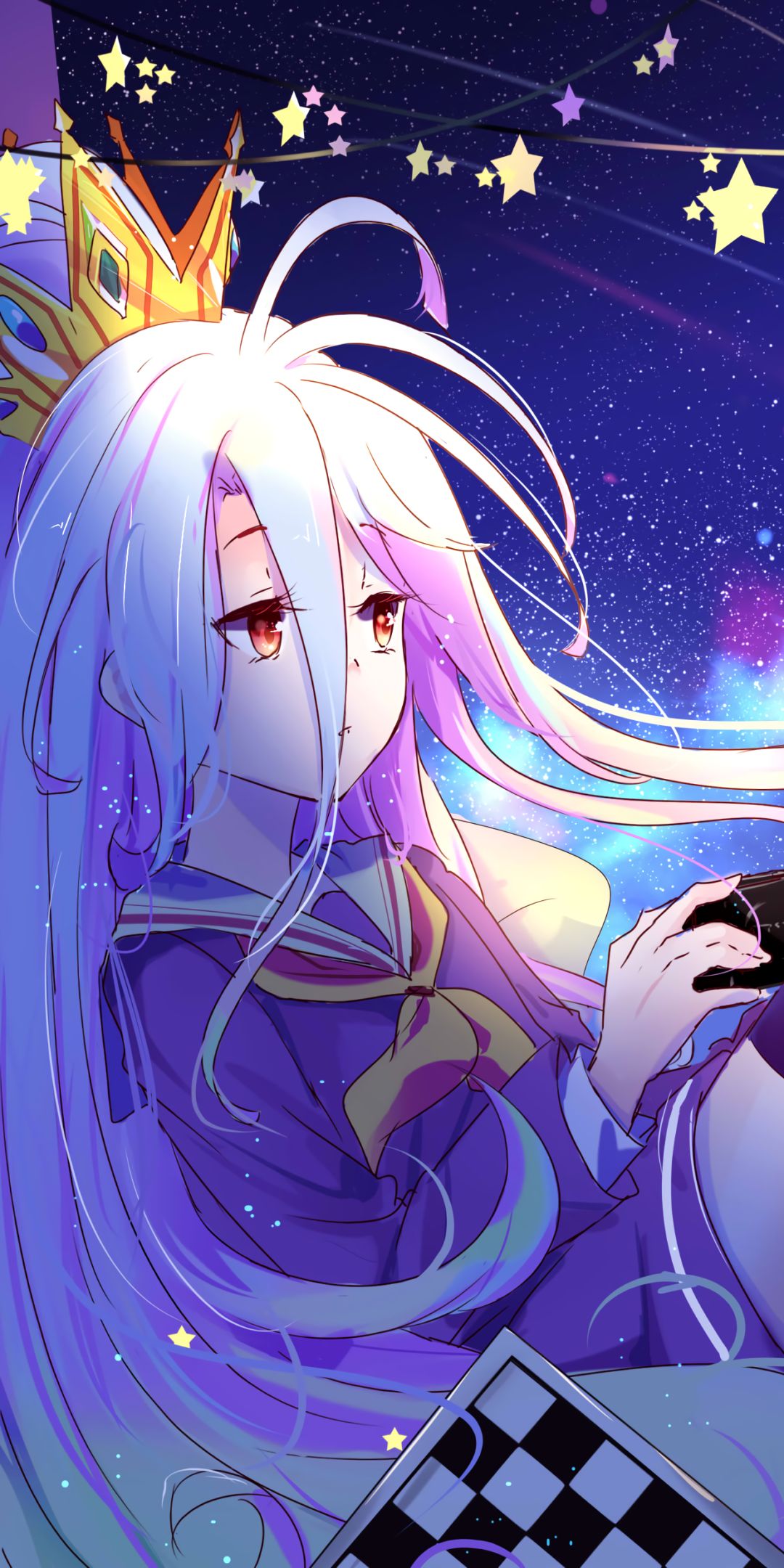 Téléchargez des papiers peints mobile Animé, Shiro (Pas De Jeu Pas De Vie), No Game No Life gratuitement.