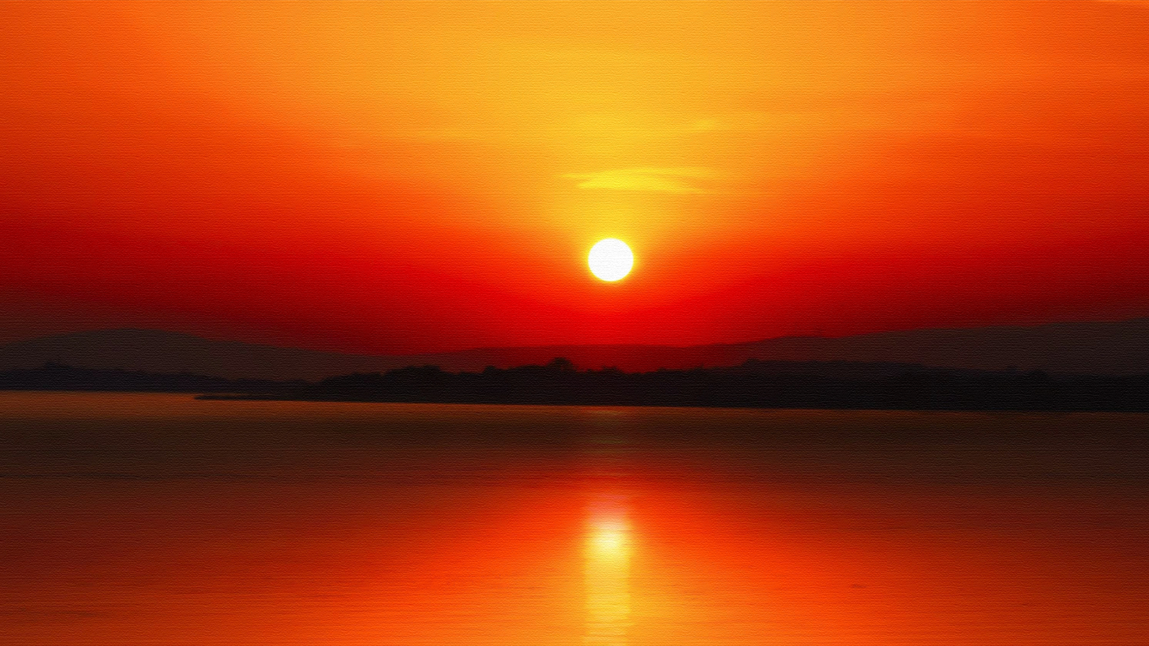 Скачать картинку Озеро, Красный, Земля/природа, Закат Солнца в телефон бесплатно.