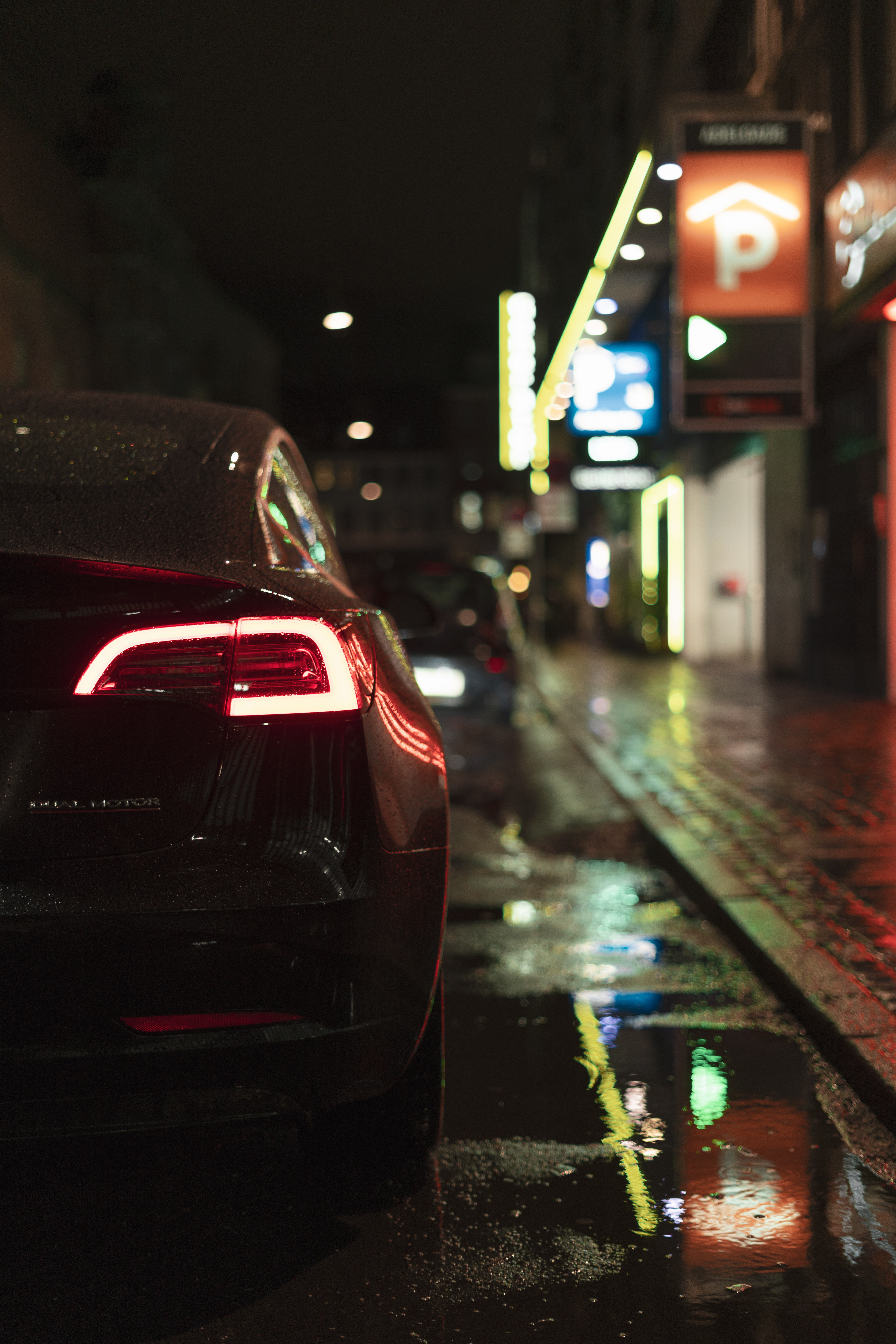 Download mobile wallpaper Lights, Cars, Machine, Car, Street, Night for free.