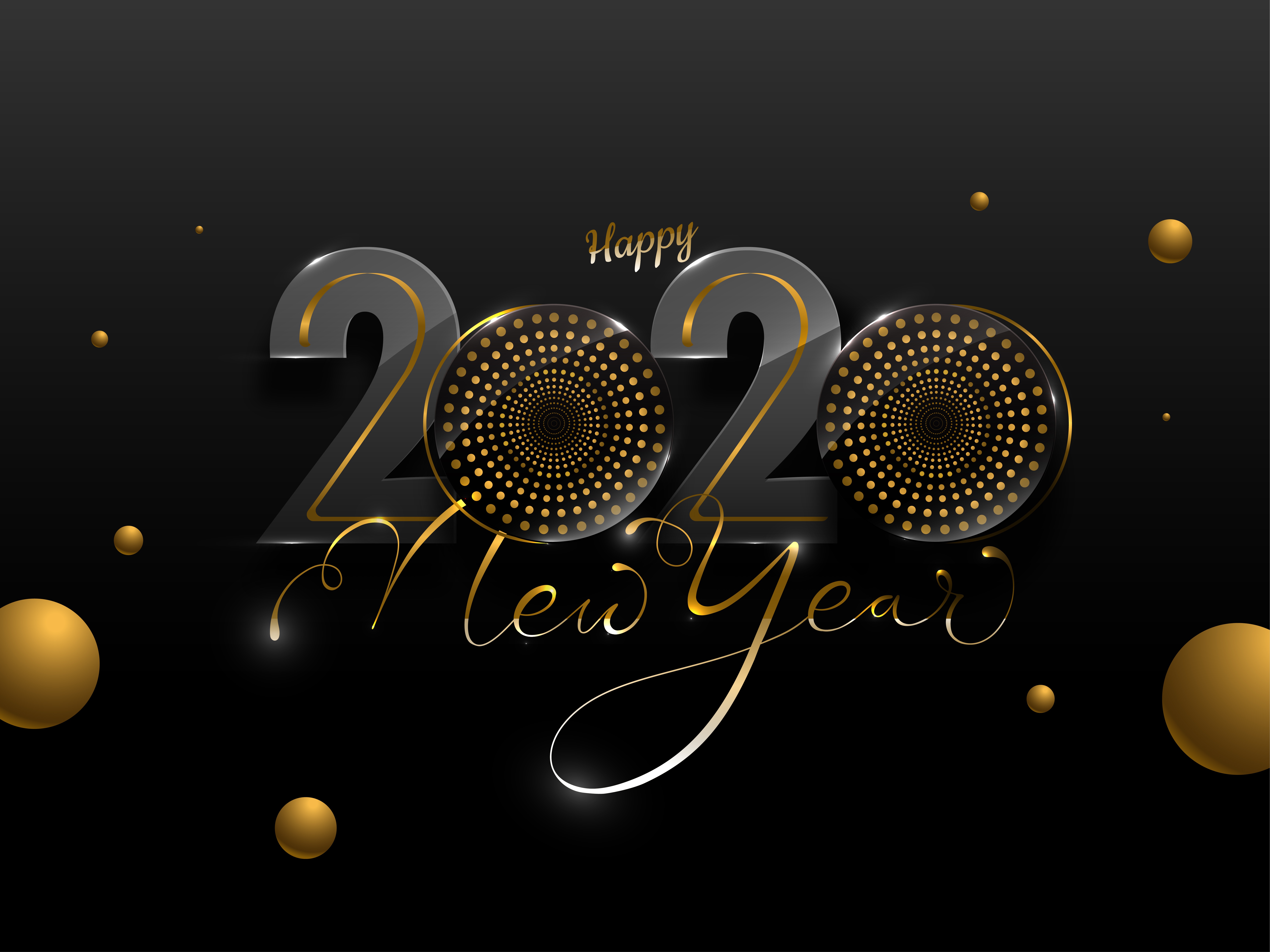 968589 Hintergrundbild herunterladen feiertage, neujahr 2020, frohes neues jahr, neujahr - Bildschirmschoner und Bilder kostenlos