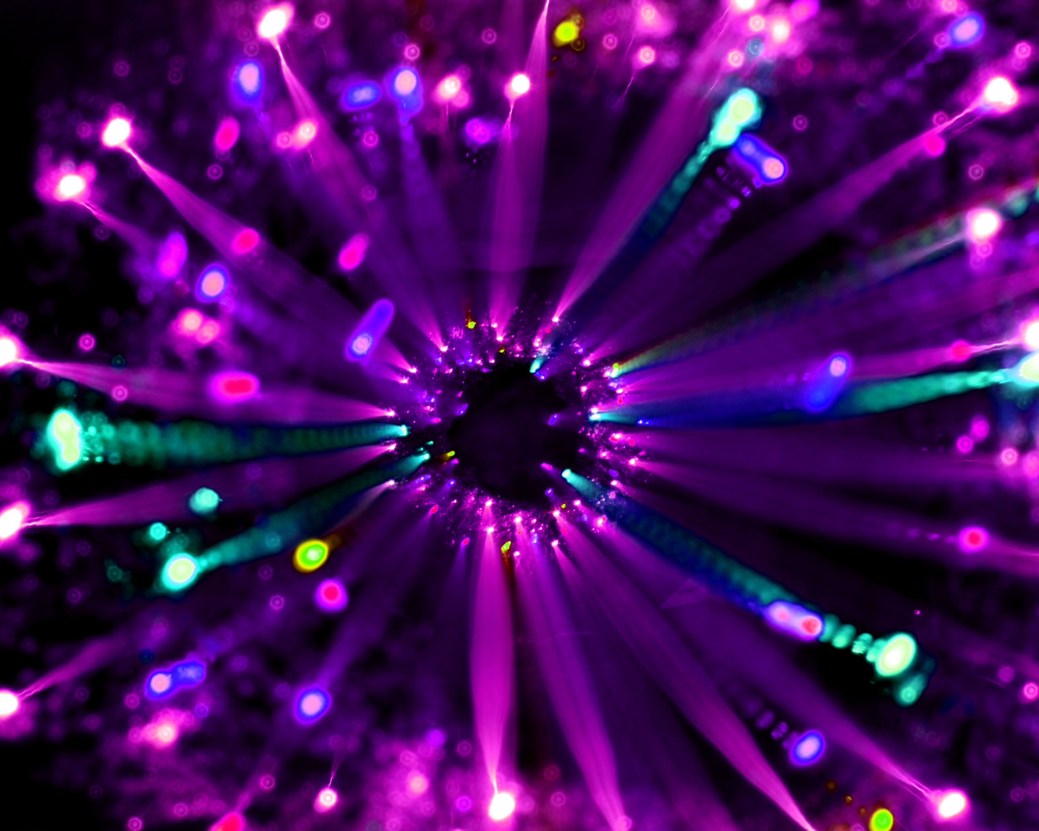 127906 Hintergrundbild herunterladen abstrakt, violett, die lichter, lichter, scheinen, licht, unschärfe, glatt, lila - Bildschirmschoner und Bilder kostenlos