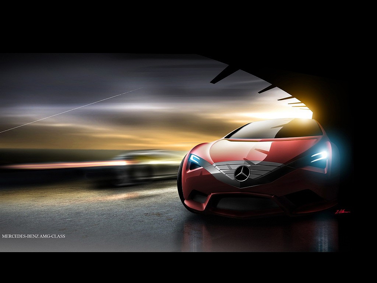 Laden Sie Mercedes Benz Amg HD-Desktop-Hintergründe herunter