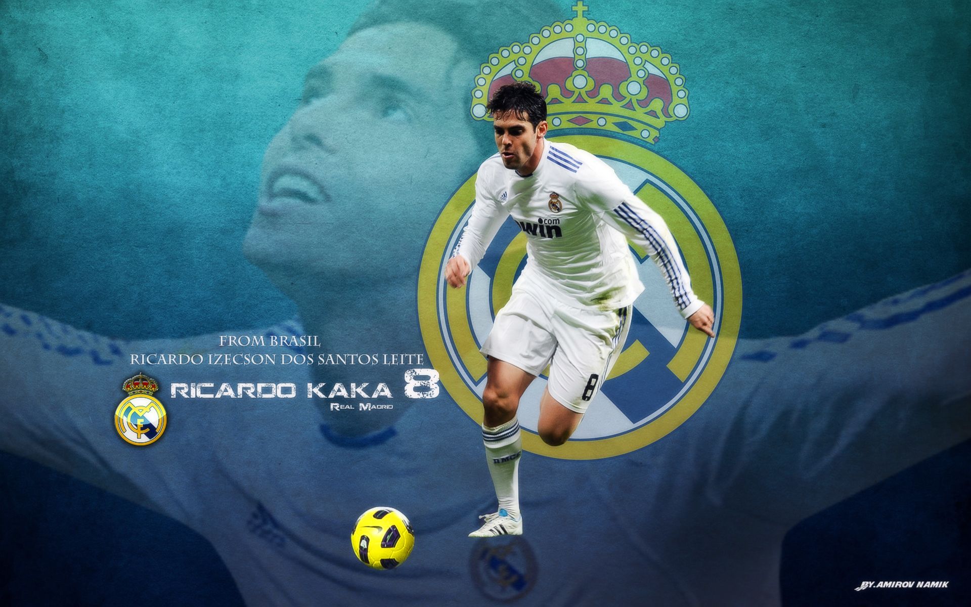 506641 descargar imagen kaká, deporte, real madrid c f, fútbol: fondos de pantalla y protectores de pantalla gratis