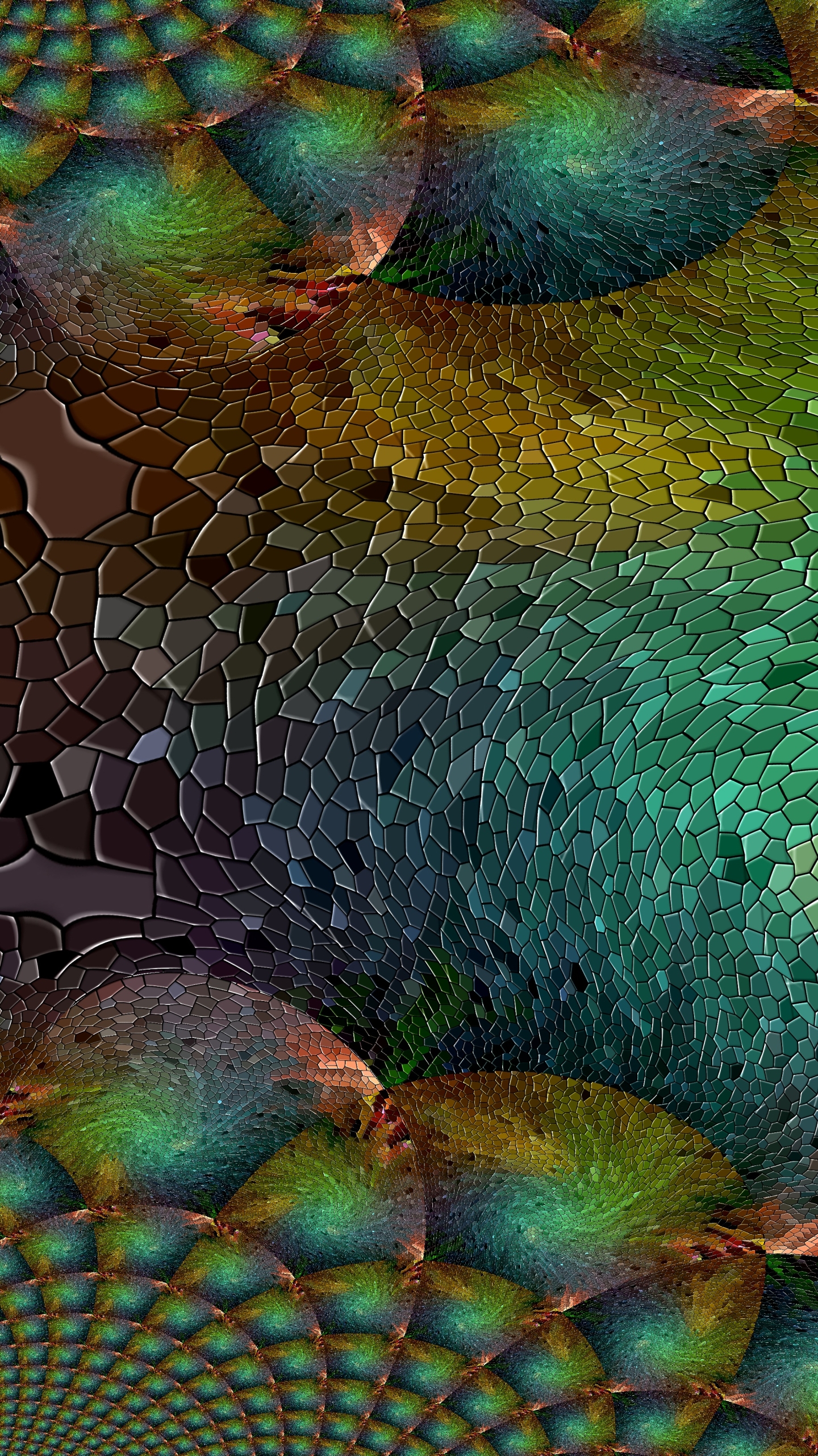 Download mobile wallpaper Abstract, Fractal, Shapes for free.