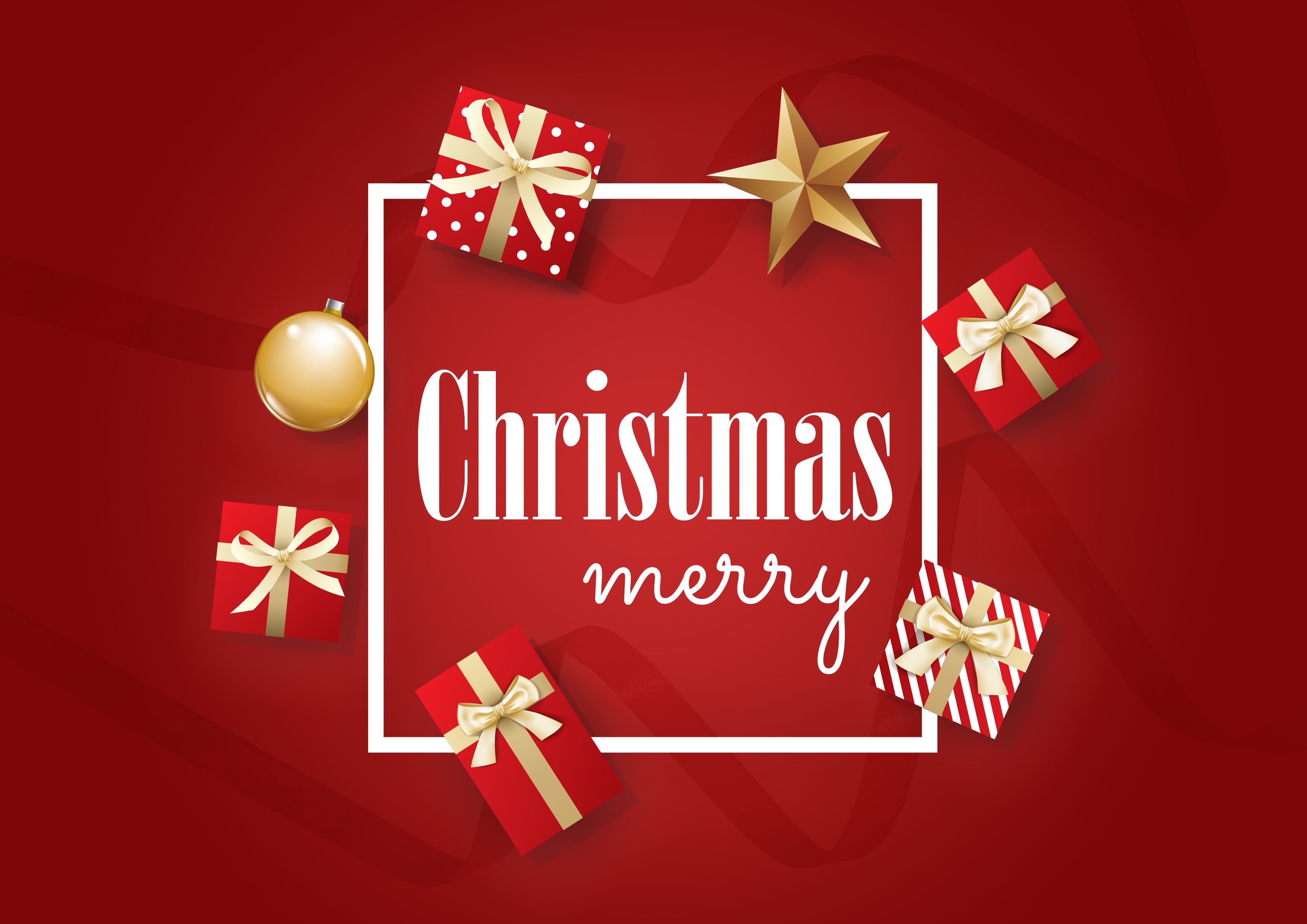 PCデスクトップにクリスマス, 贈り物, ホリデー, メリークリスマス画像を無料でダウンロード